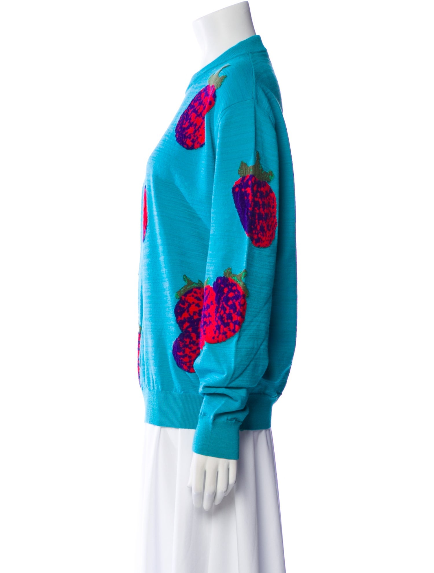 Acne Studios Graphic Print Crew Neck Sweatshirt