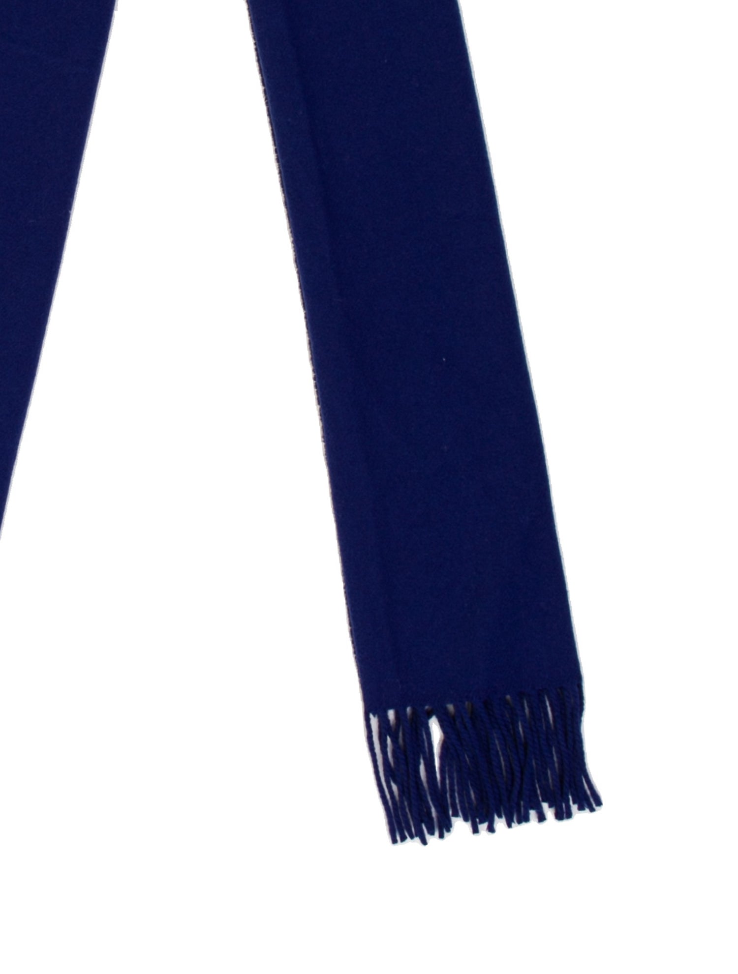 Acne Studios Virgin Wool Scarf - Blue Scarves and Shawls