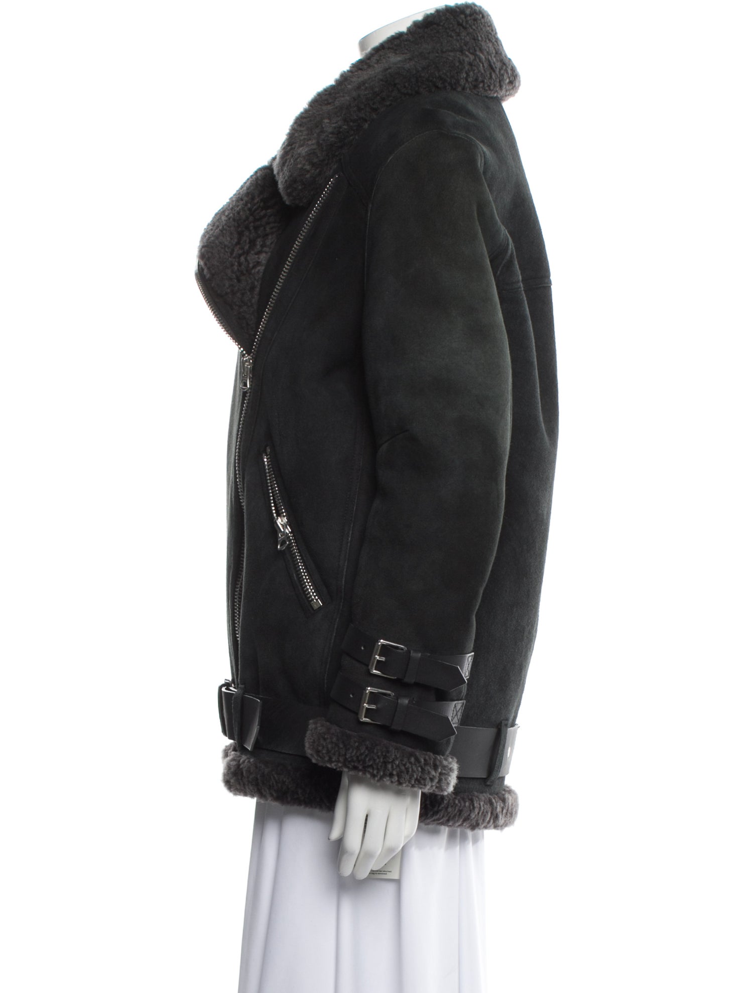 Acne Studios Shearling Fur Coat