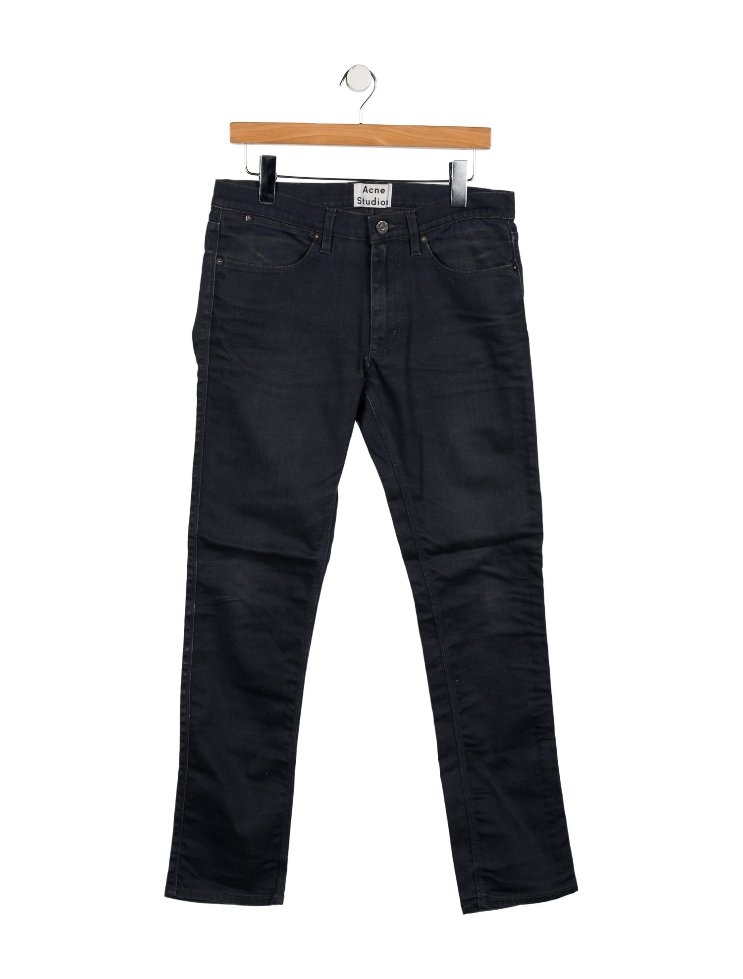 Acne Studios Mid-Rise Straight Leg Jeans