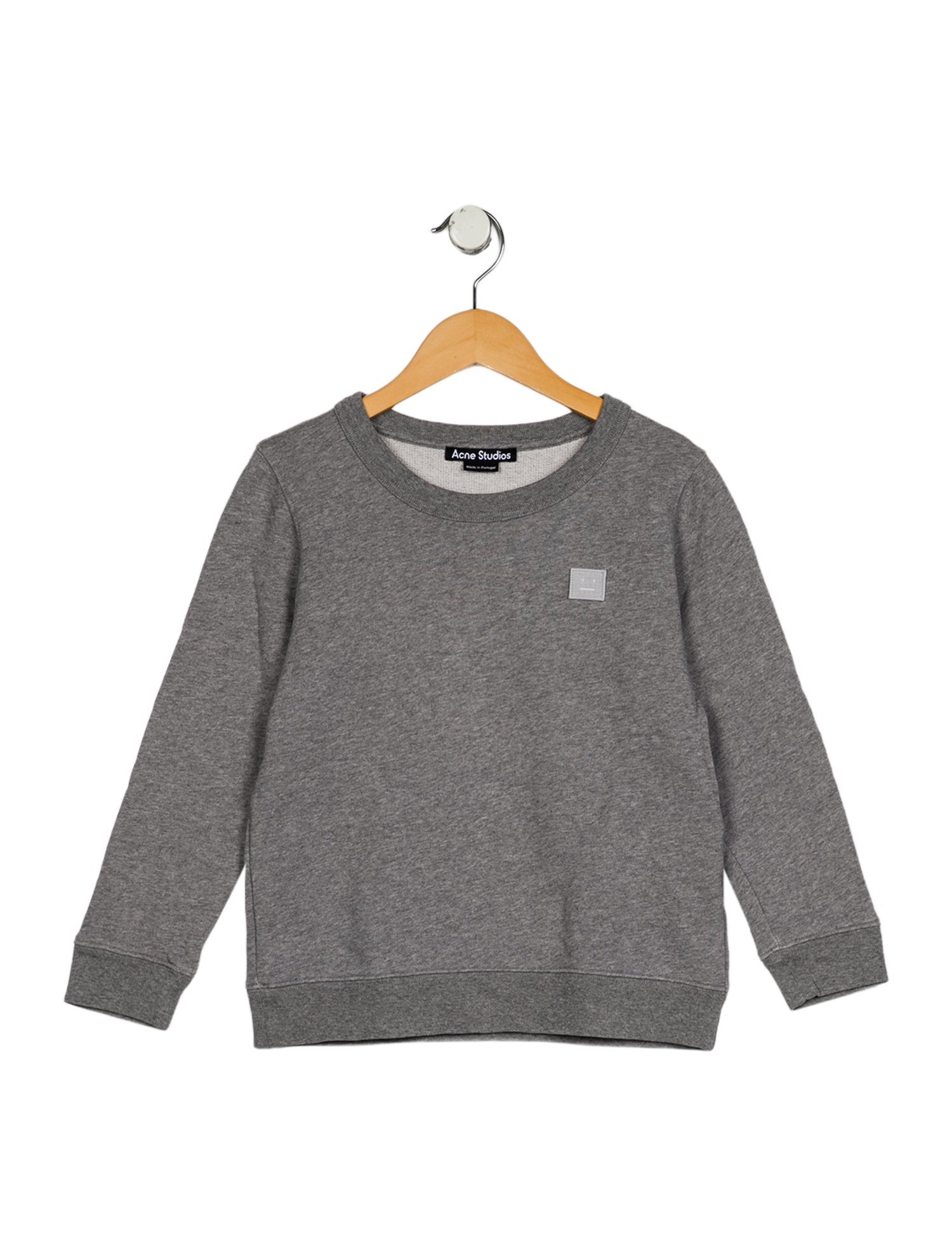 Acne Studios Girls' Embroidered Long Sleeve Top