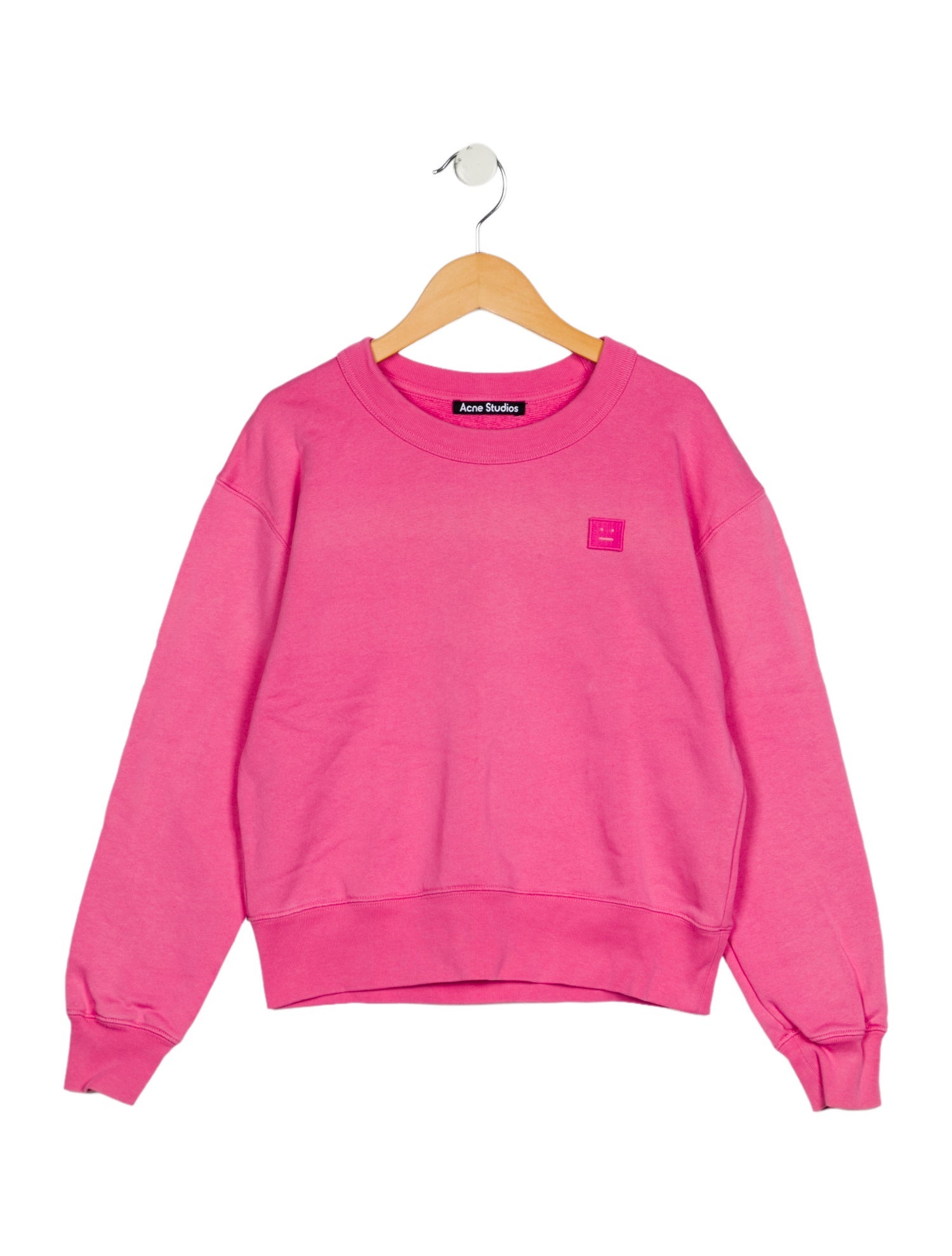 Acne Studios Girls' Embroidered Long Sleeve Top