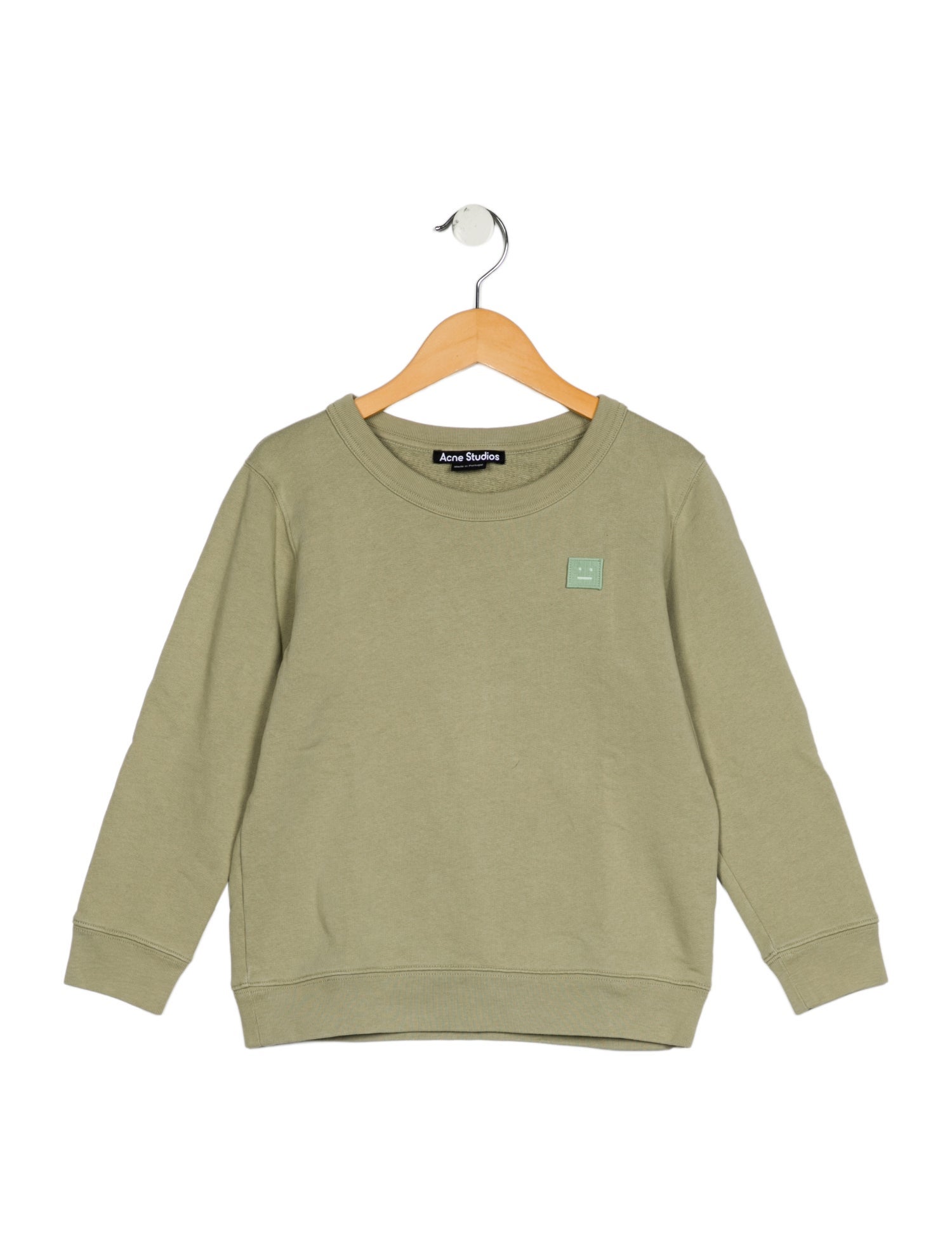 Acne Studios Girls' Long Sleeve Embroidered Top