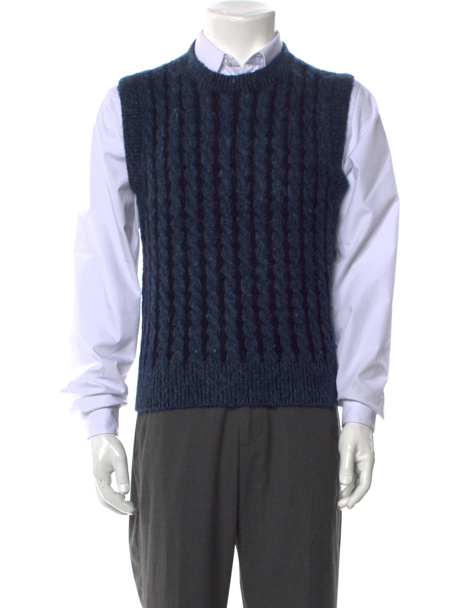 Acne Studios Striped Crew Neck Sweater Vest