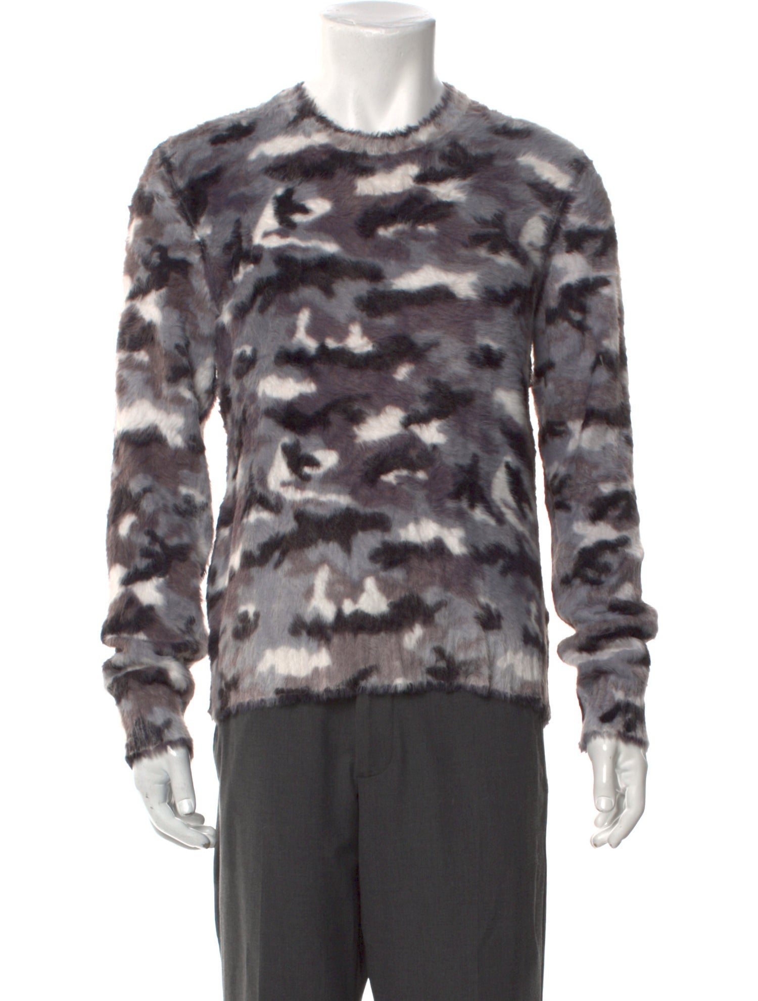 Acne Studios Camouflage Print Crew Neck Pullover