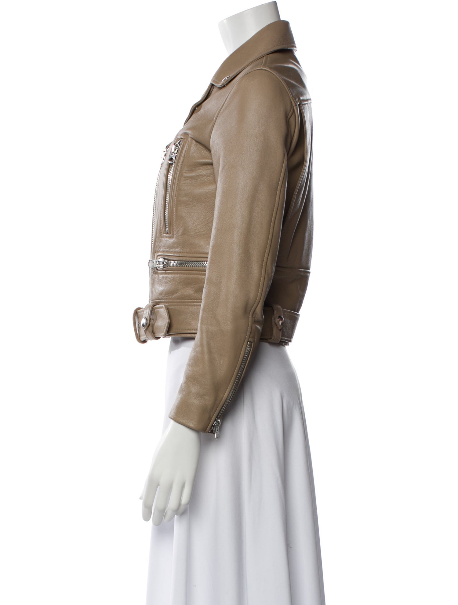 Acne Studios Lamb Leather Biker Jacket