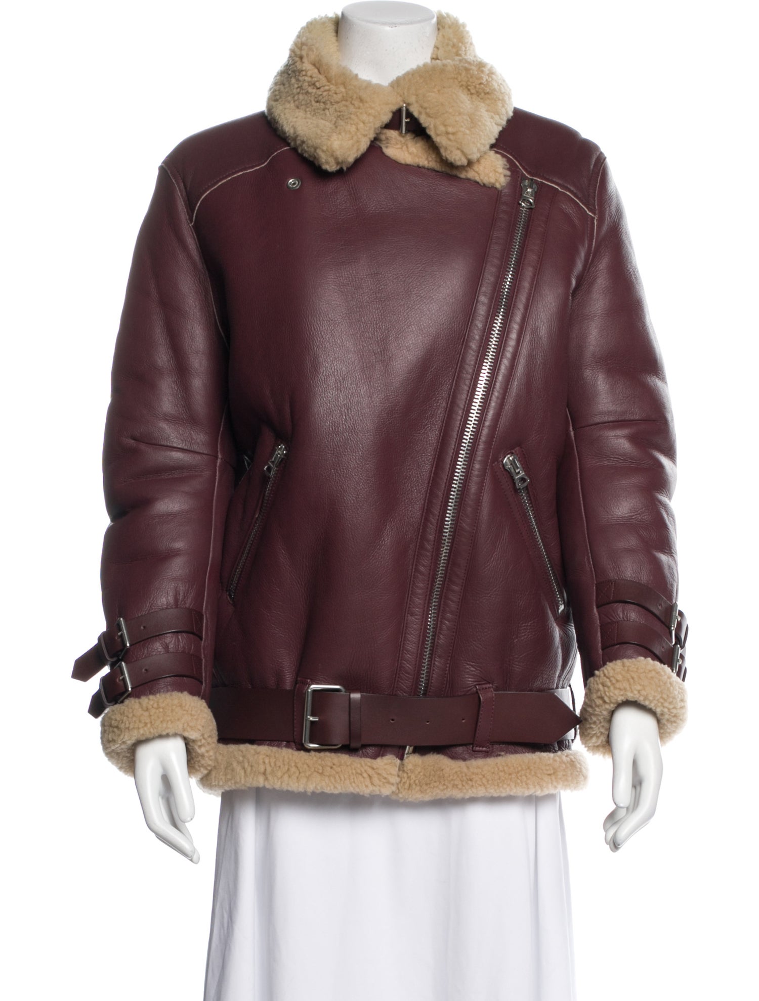 Acne Studios Lamb Leather Fur Jacket