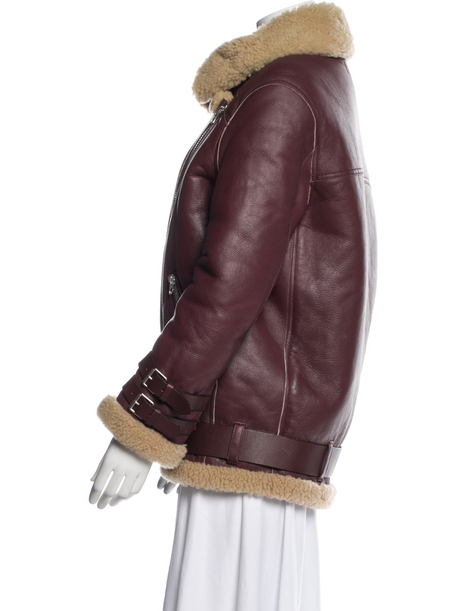 Acne Studios Lamb Leather Fur Jacket