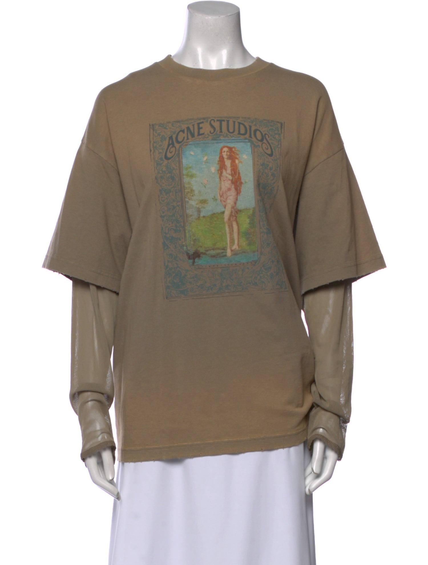 Acne Studios Graphic Print Crew Neck Sweatshirt w/ Tags