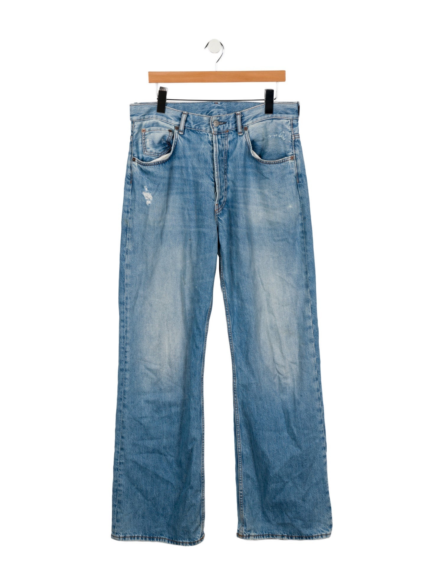 Acne Studios High-Rise Wide Leg Jeans