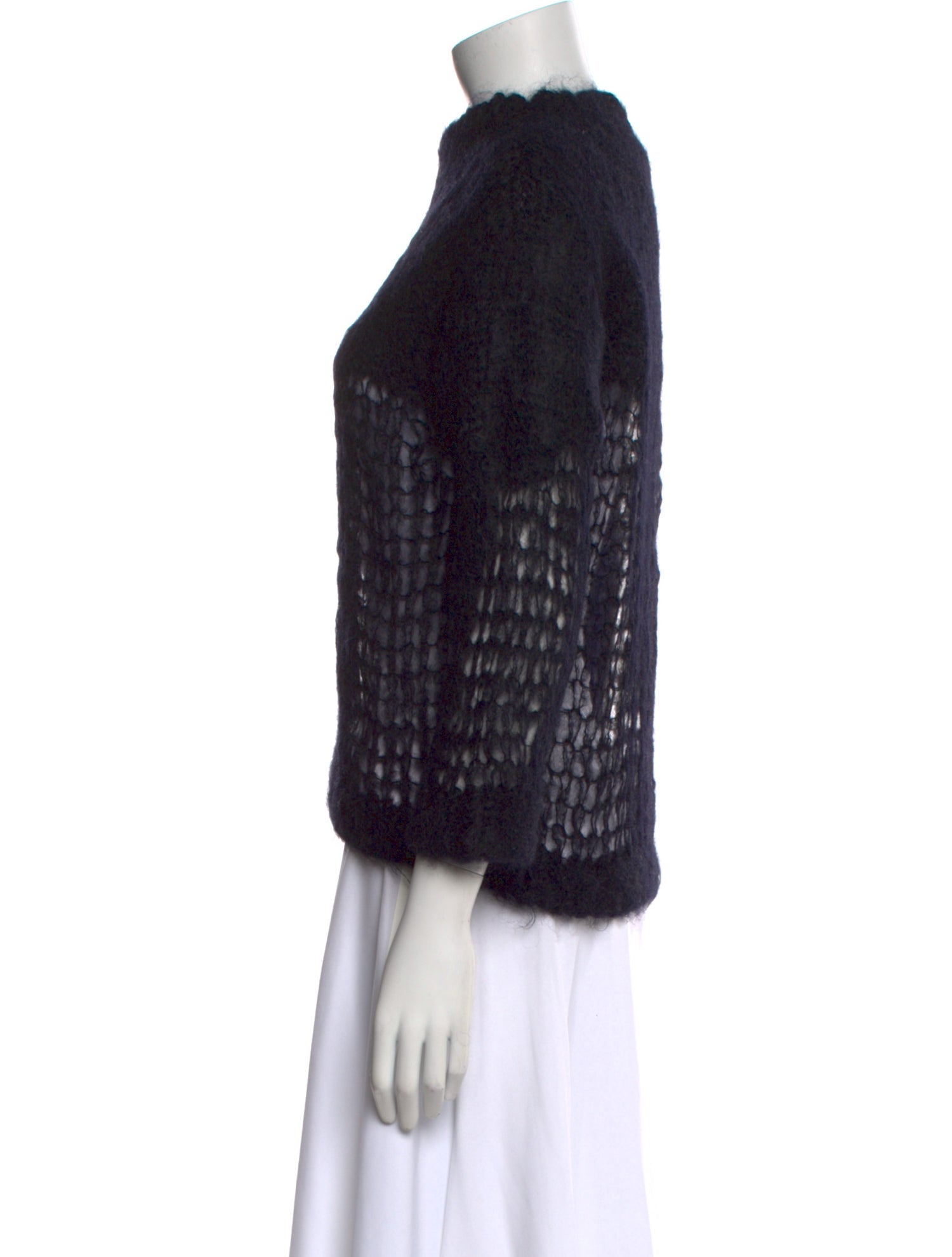 Acne Studios Mohair Mock Neck Sweater