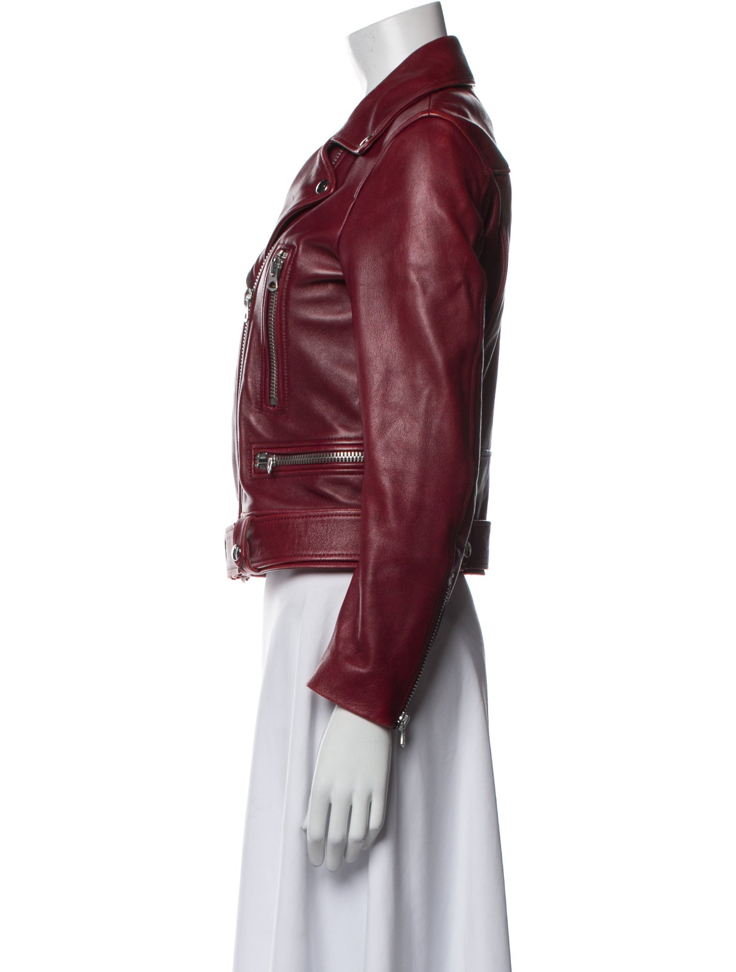Acne Studios Lamb Leather Biker Jacket