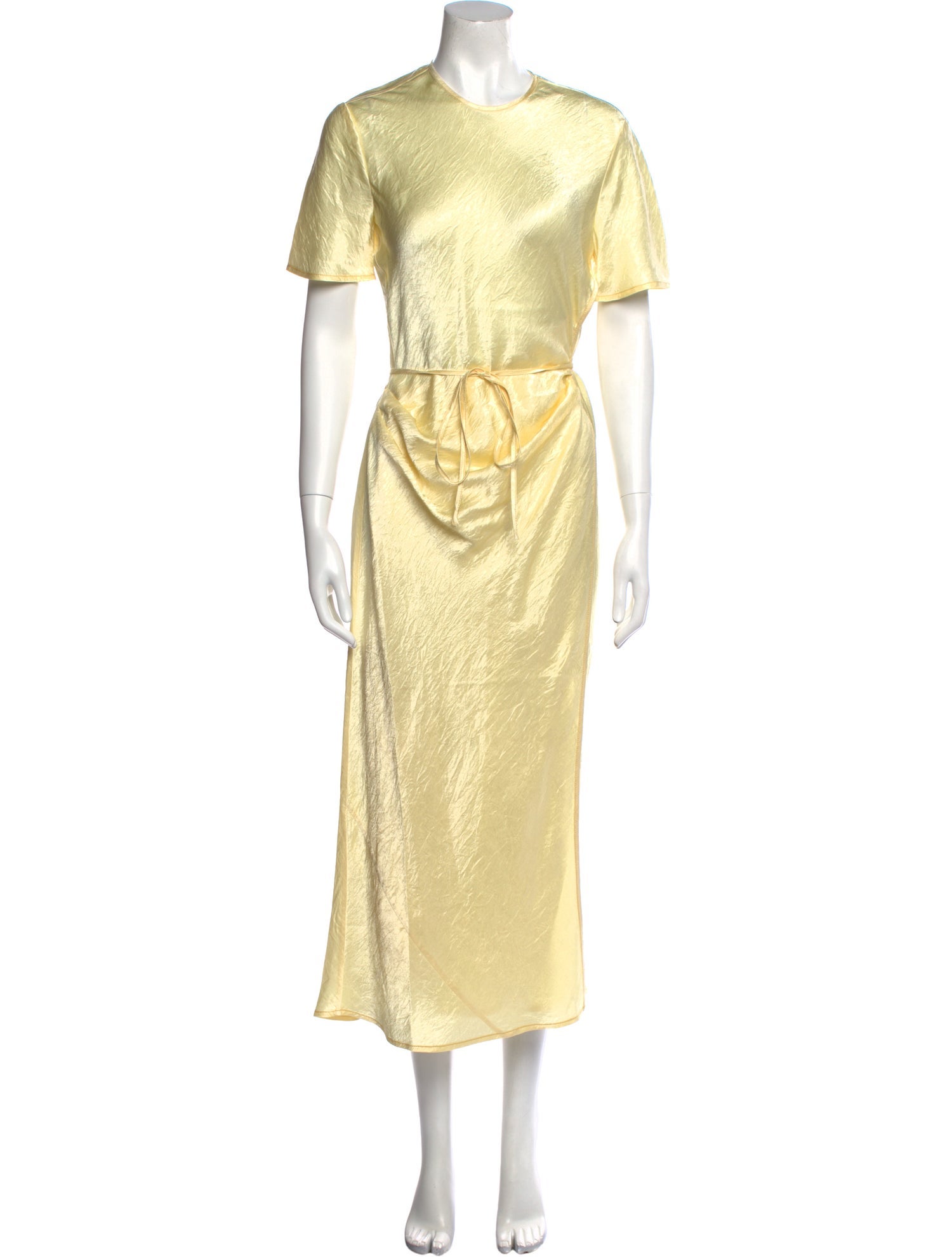 Acne Studios Crew Neck Long Dress