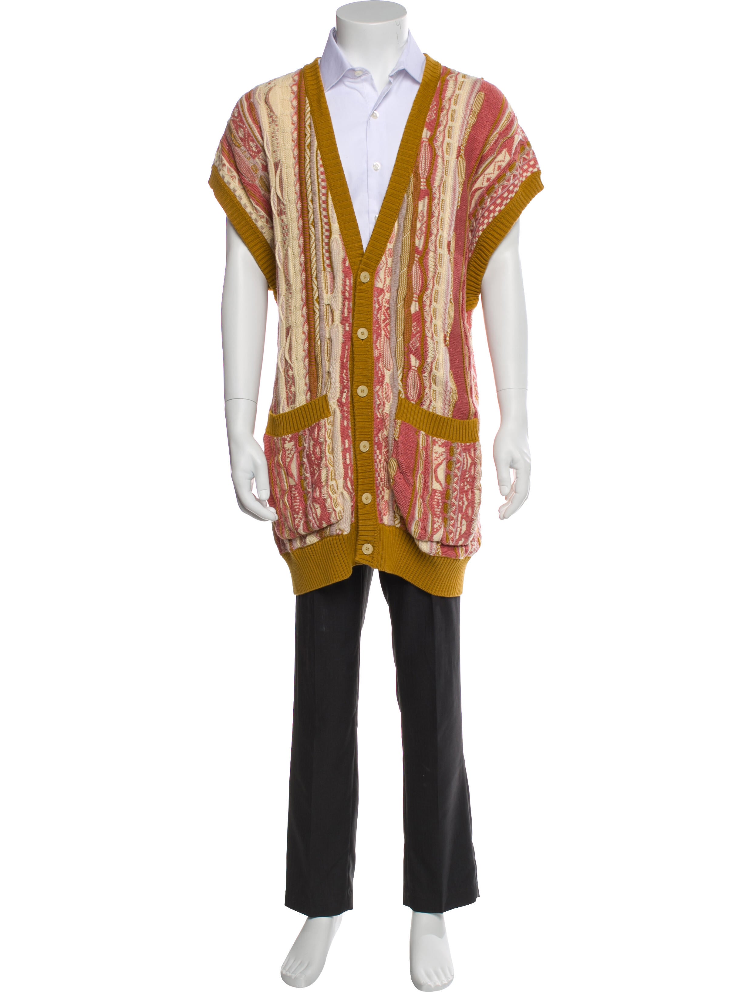 Acne Studios Patterned Overcoat