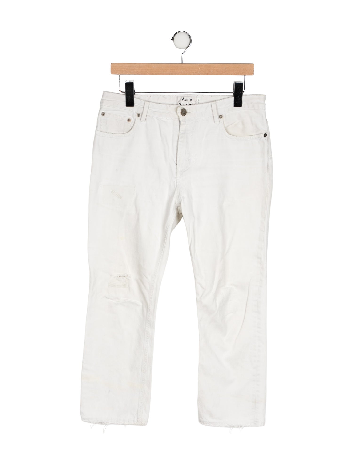 Acne Studios Mid-Rise Straight Leg Jeans