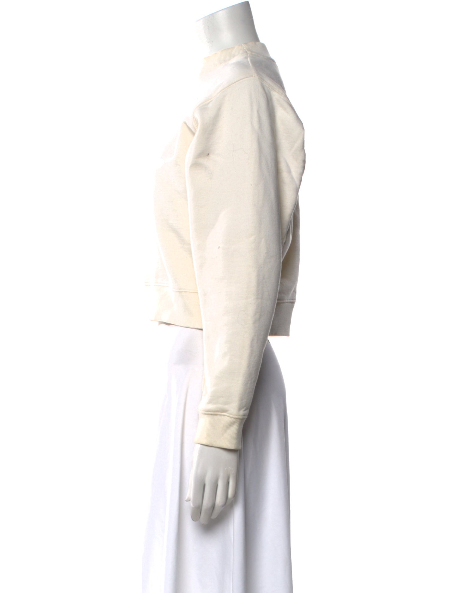 Acne Studios Mock Neck Long Sleeve Sweatshirt