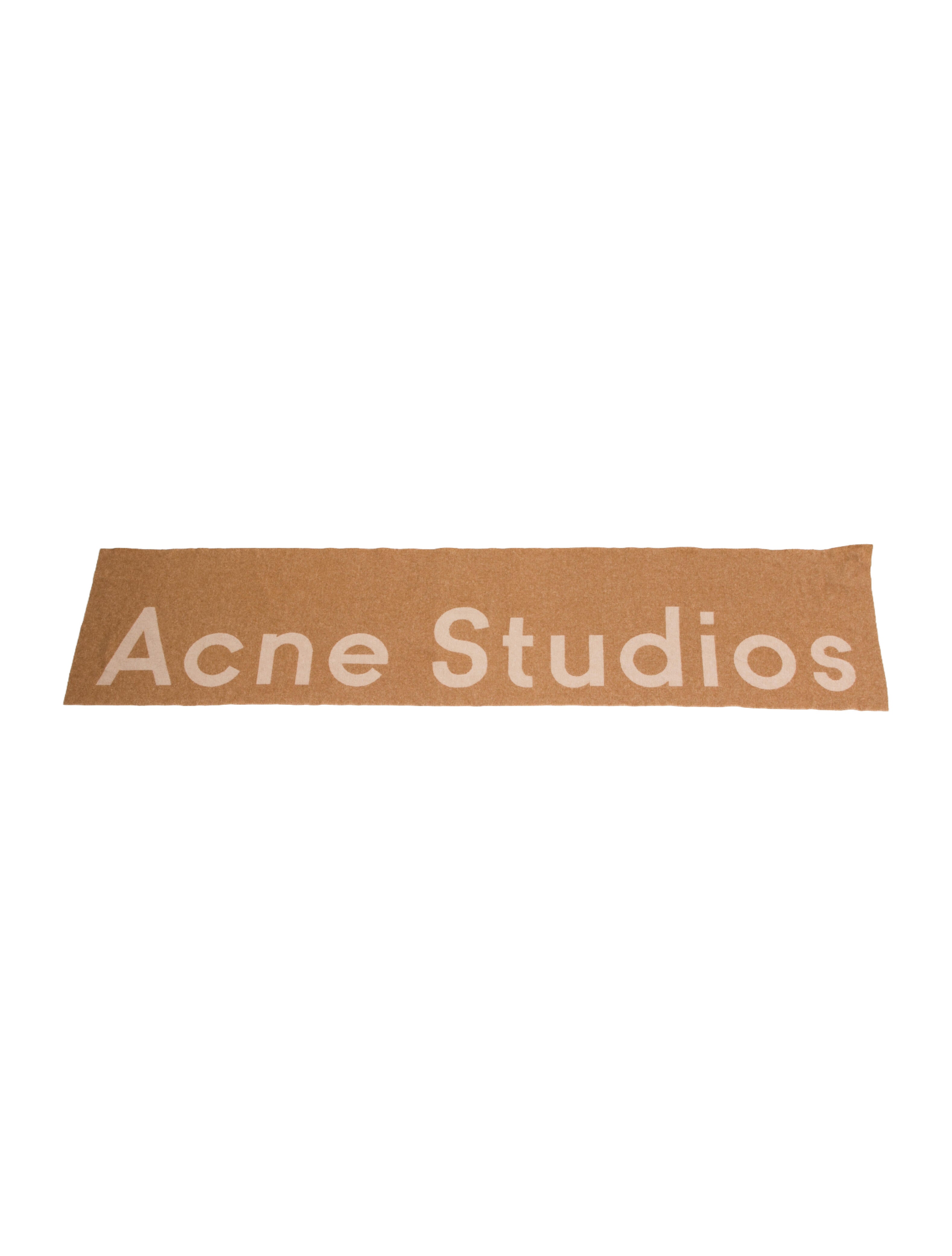 Acne Studios Wool Printed Scarf