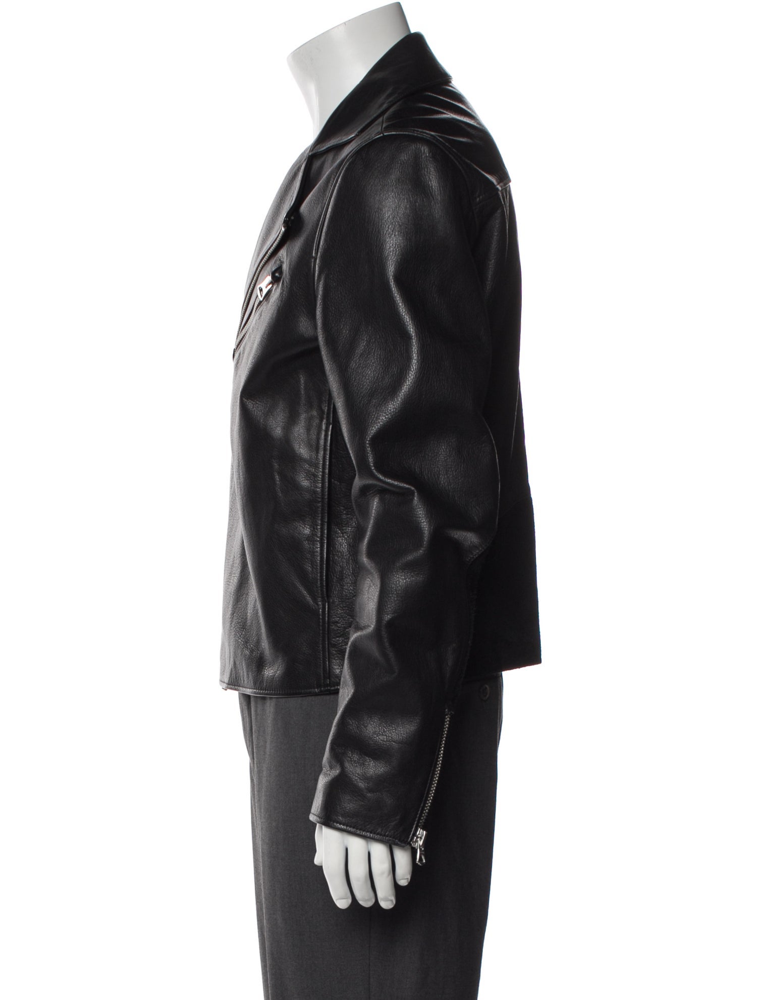 Acne Studios Calf Leather Moto Jacket
