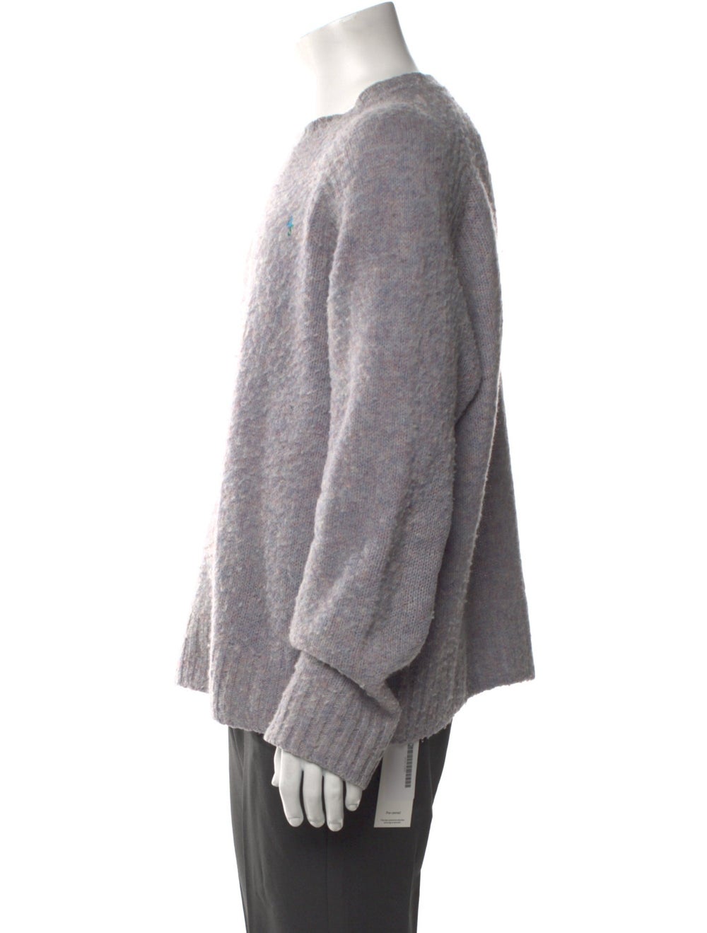 Acne Studios Wool Pullover Purple Embroidered Acc… - image 2