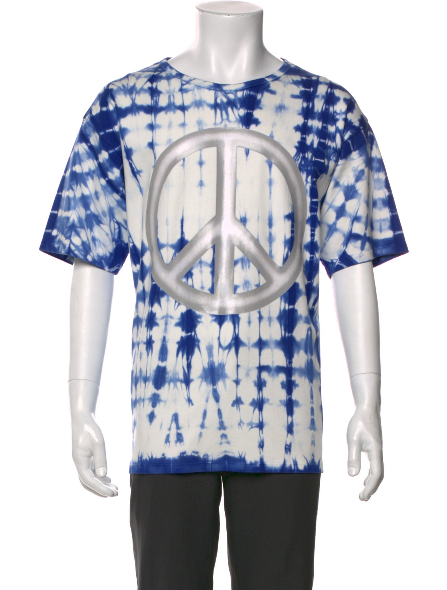 Acne Studios Tie-Dye Print Crew Neck T-Shirt