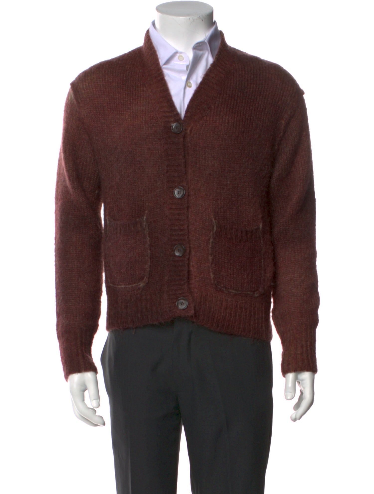 Acne Studios V-Neck Long Sleeve Cardigan