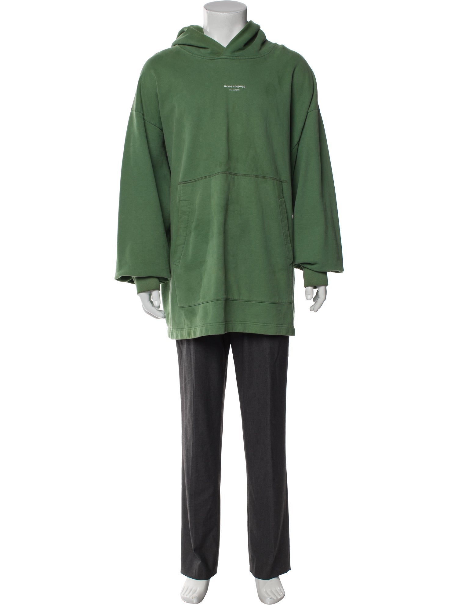 Acne Studios Graphic Print Crew Neck Hoodie