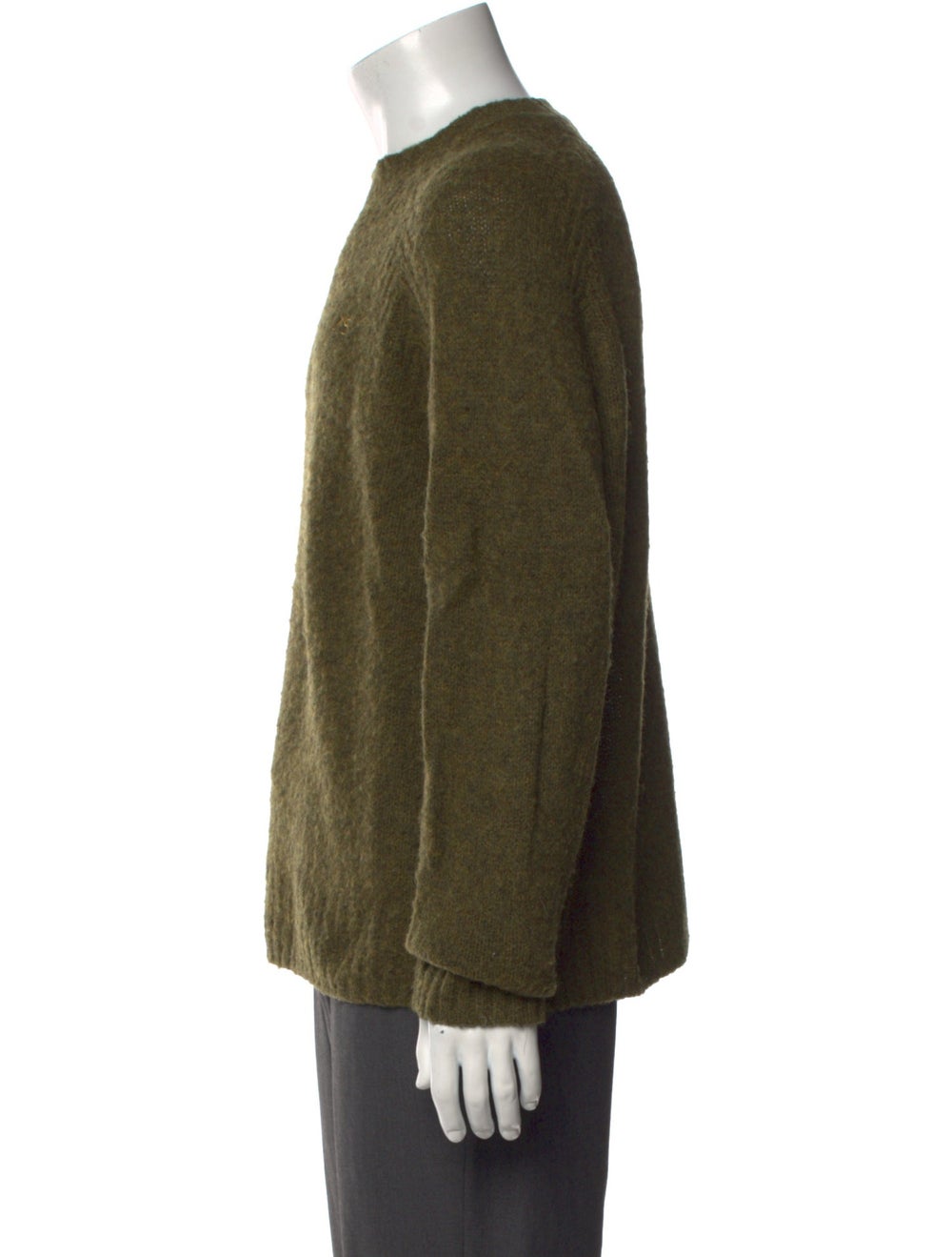 Acne Studios Wool Pullover Green Embroidered Acce… - image 2