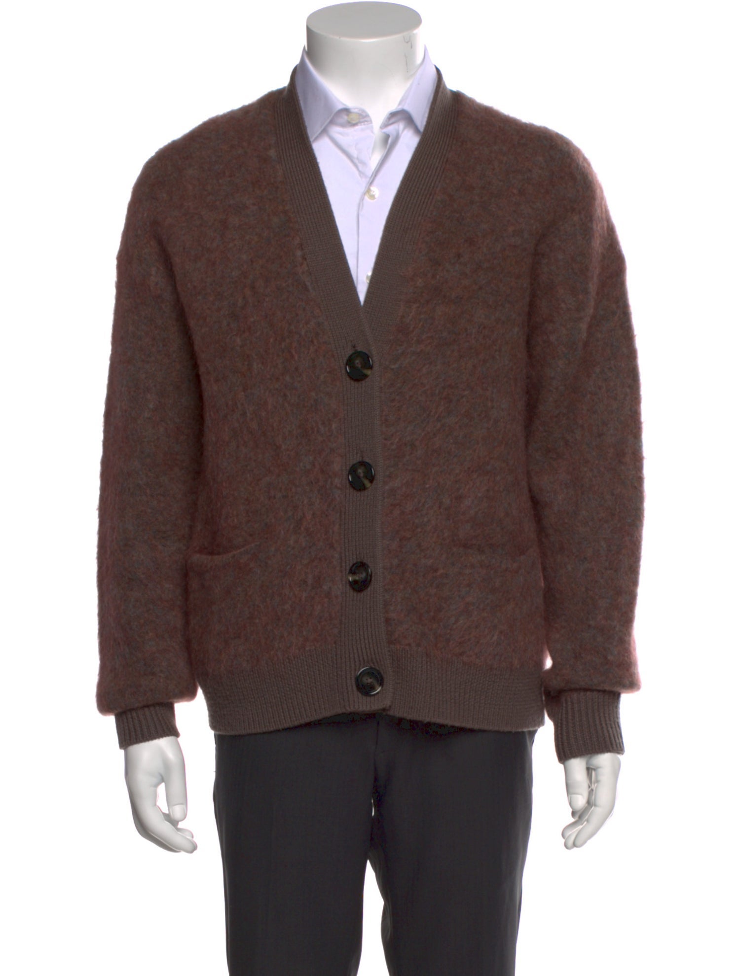 Acne Studios V-Neck Long Sleeve Cardigan