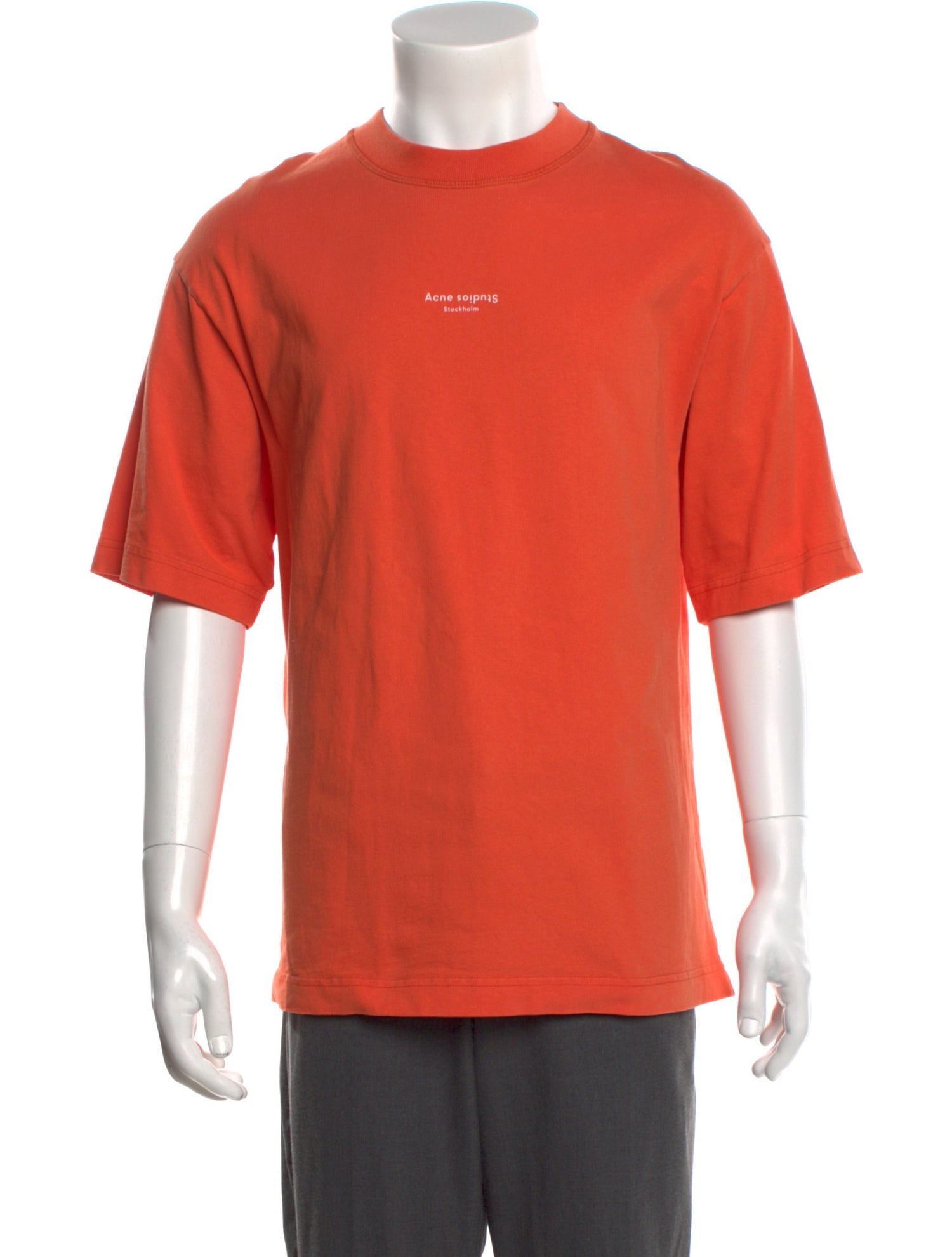 Acne Studios Graphic Print Crew Neck T-Shirt