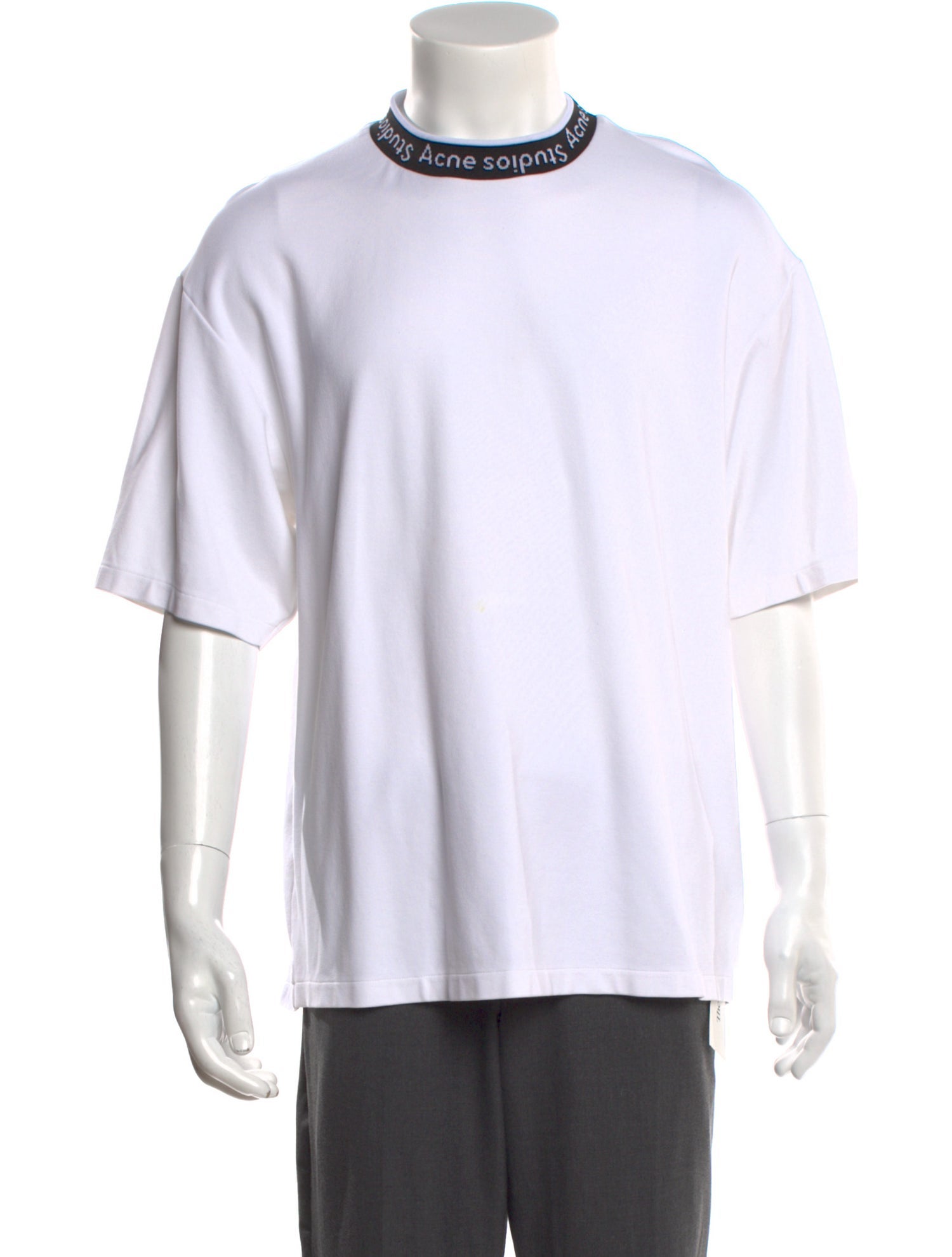 Acne Studios Mock Neck Short Sleeve T-Shirt