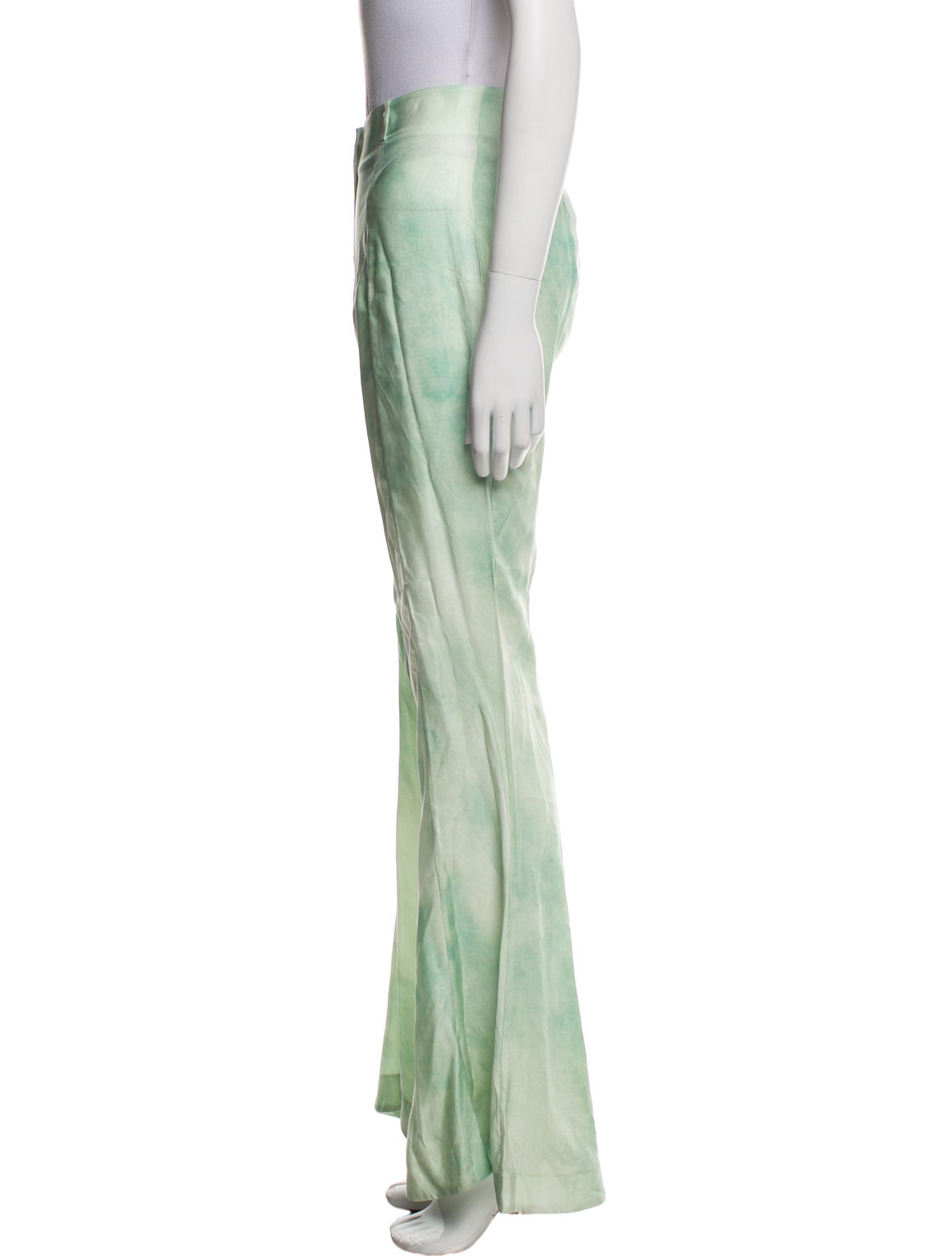 Acne Studios Tie-Dye Print Wide Leg Pants