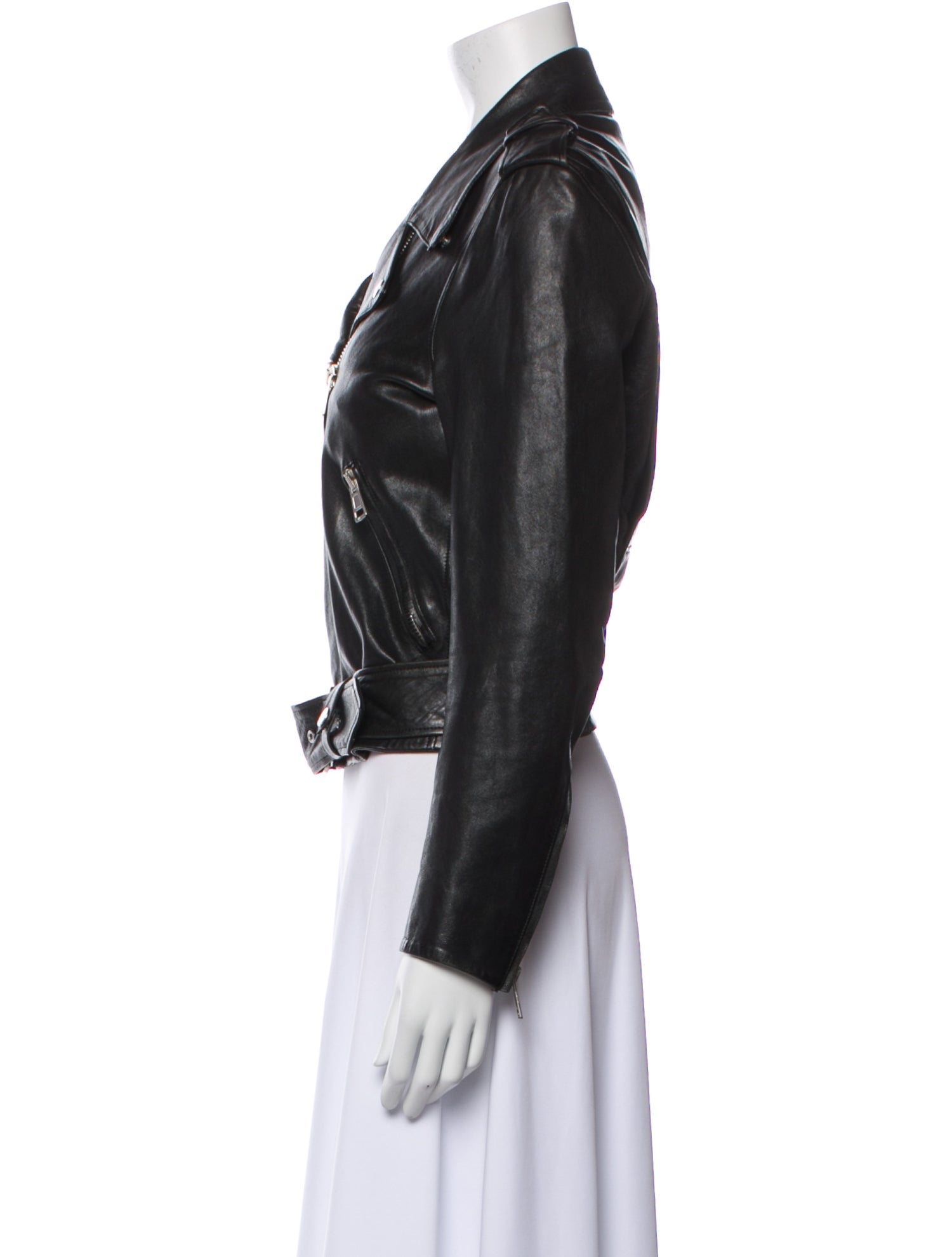 Acne Studios Lamb Leather Biker Jacket