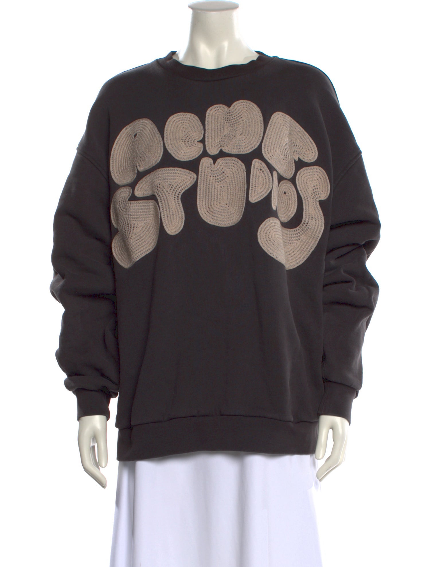 Acne Studios Graphic Print Crew Neck Sweatshirt
