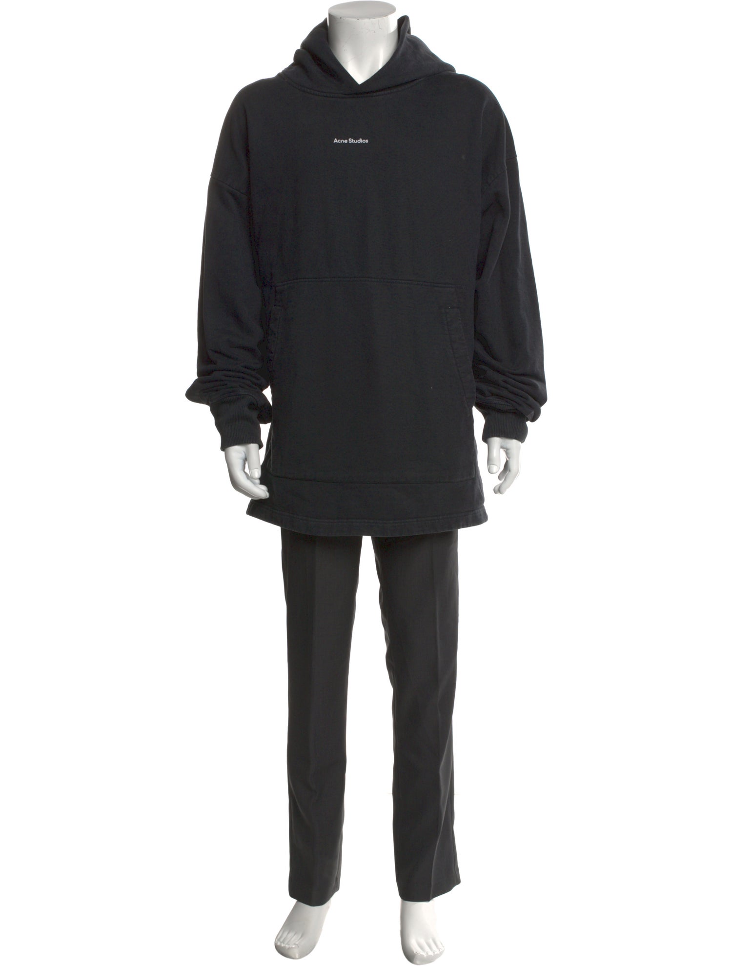 Acne Studios Graphic Print Crew Neck Hoodie