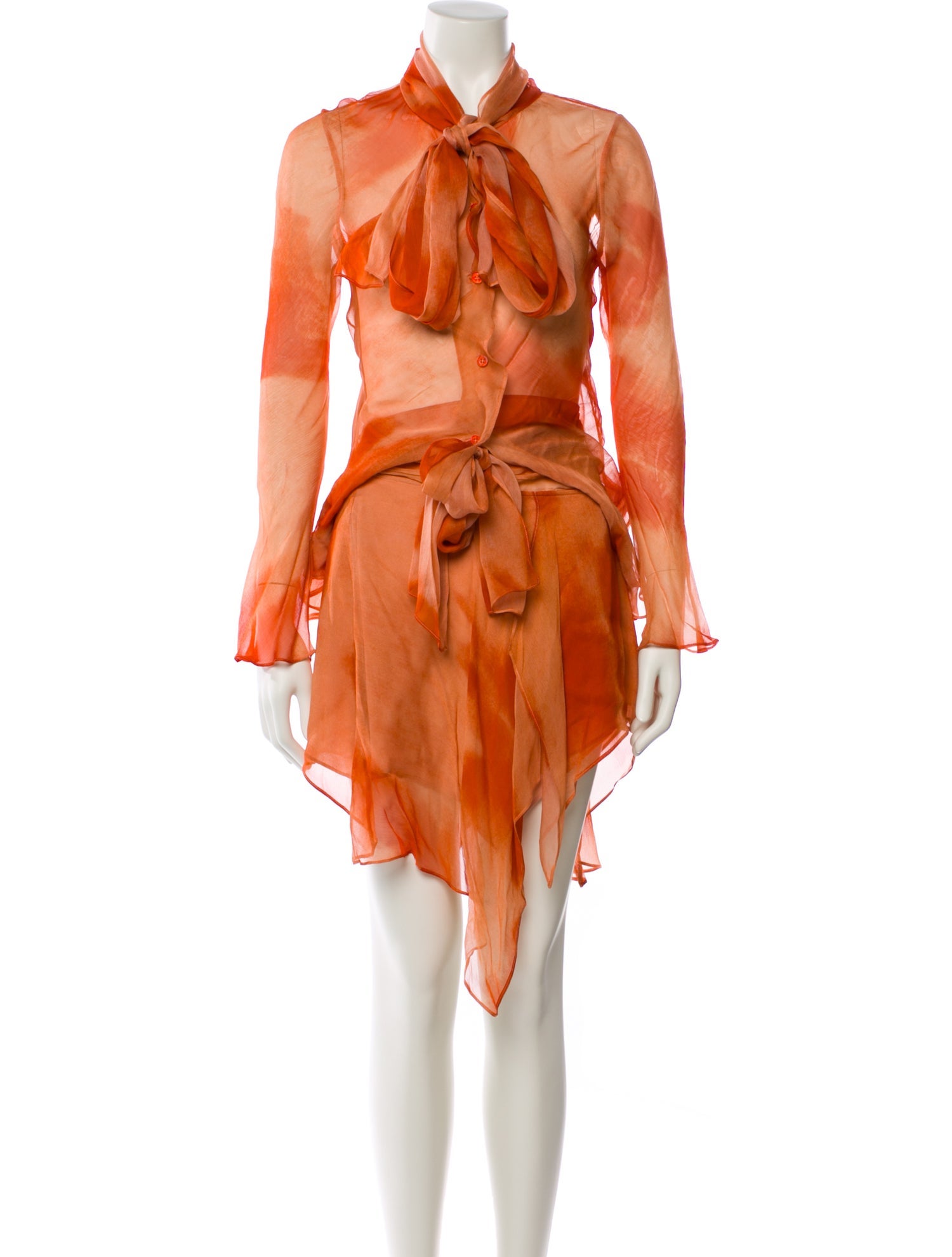 Acne Studios Ruffle Embellishment Skirt Set