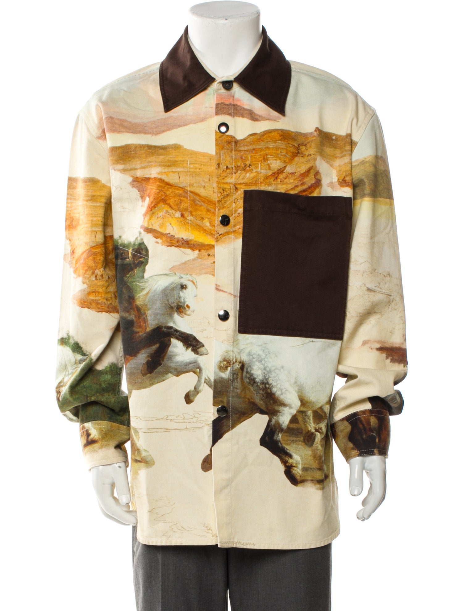 Acne Studios Printed Trucker Jacket