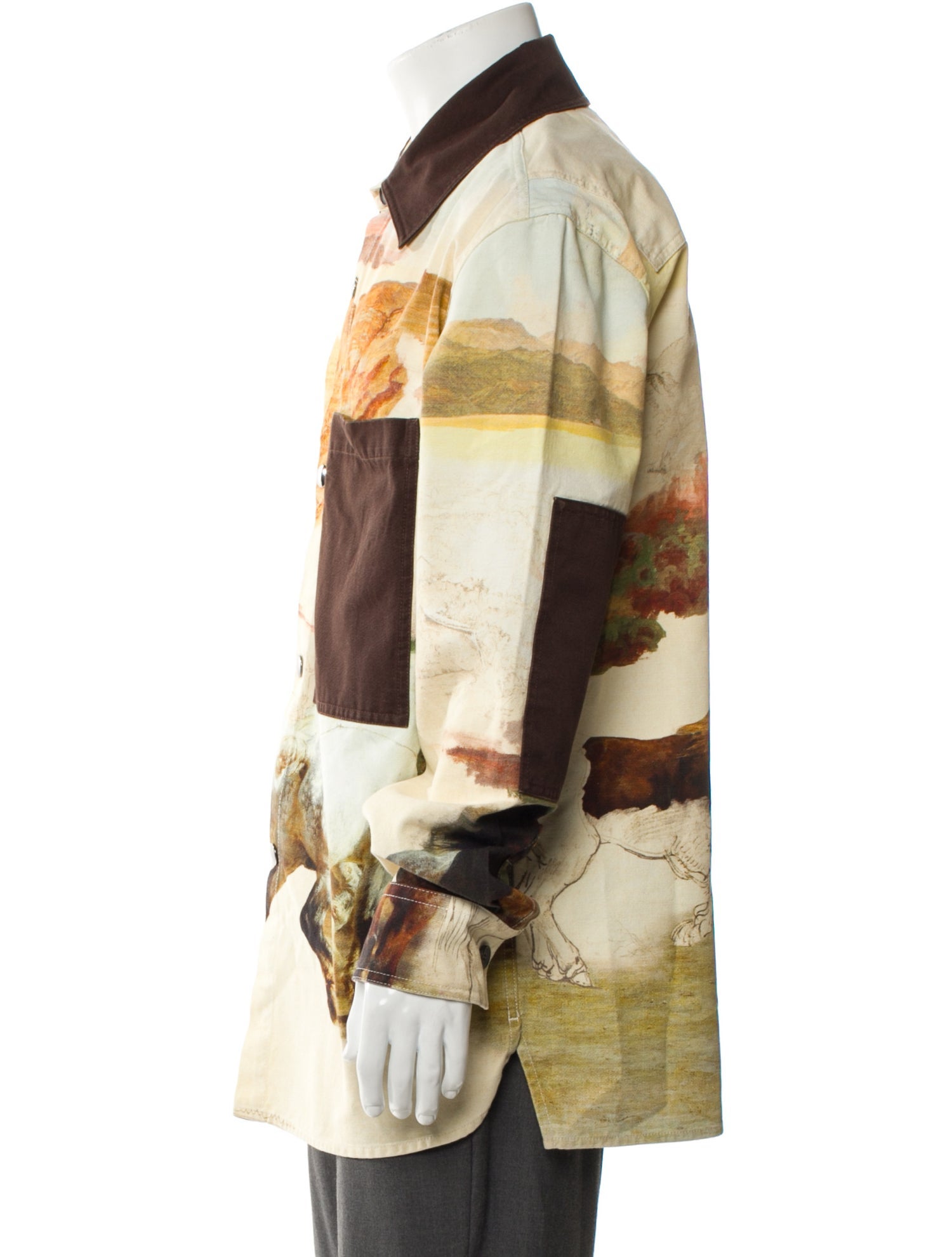 Acne Studios Printed Trucker Jacket