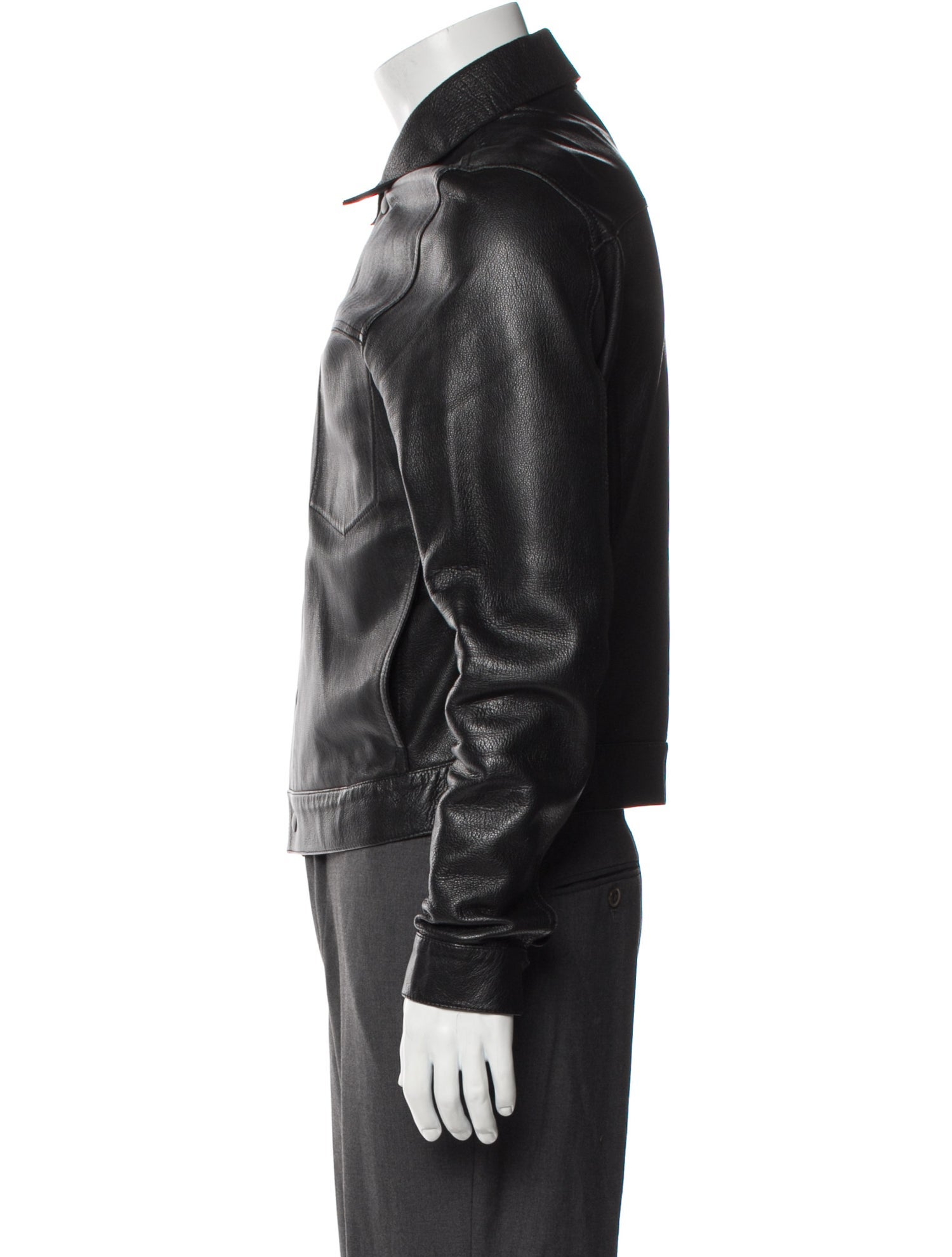 Acne Studios Goat Leather Moto Jacket