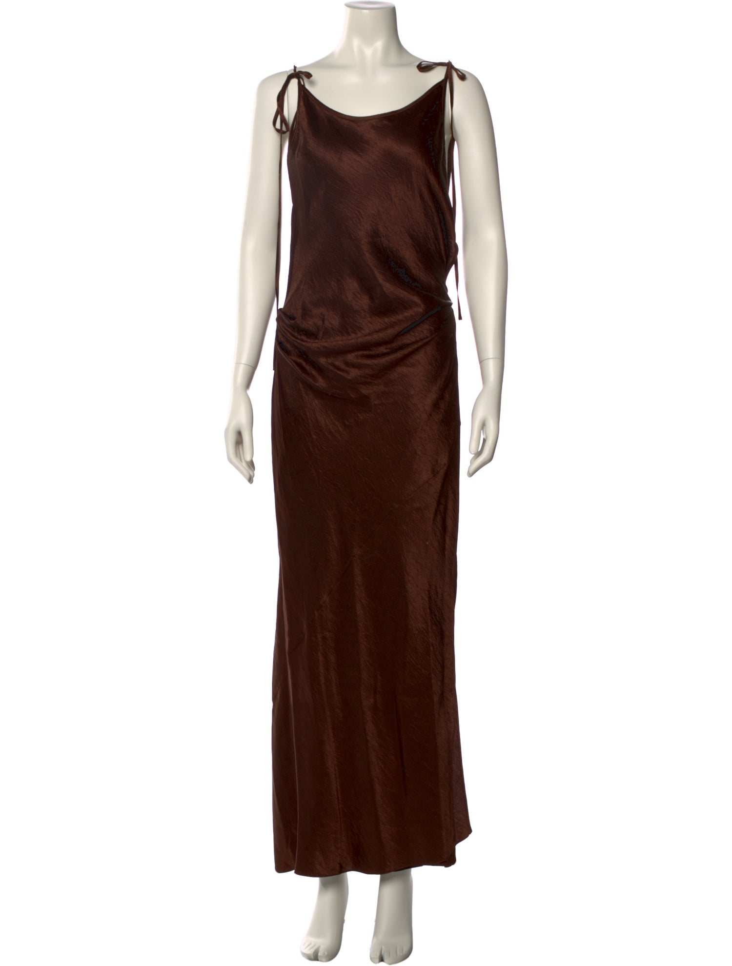 Acne Studios Scoop Neck Long Dress