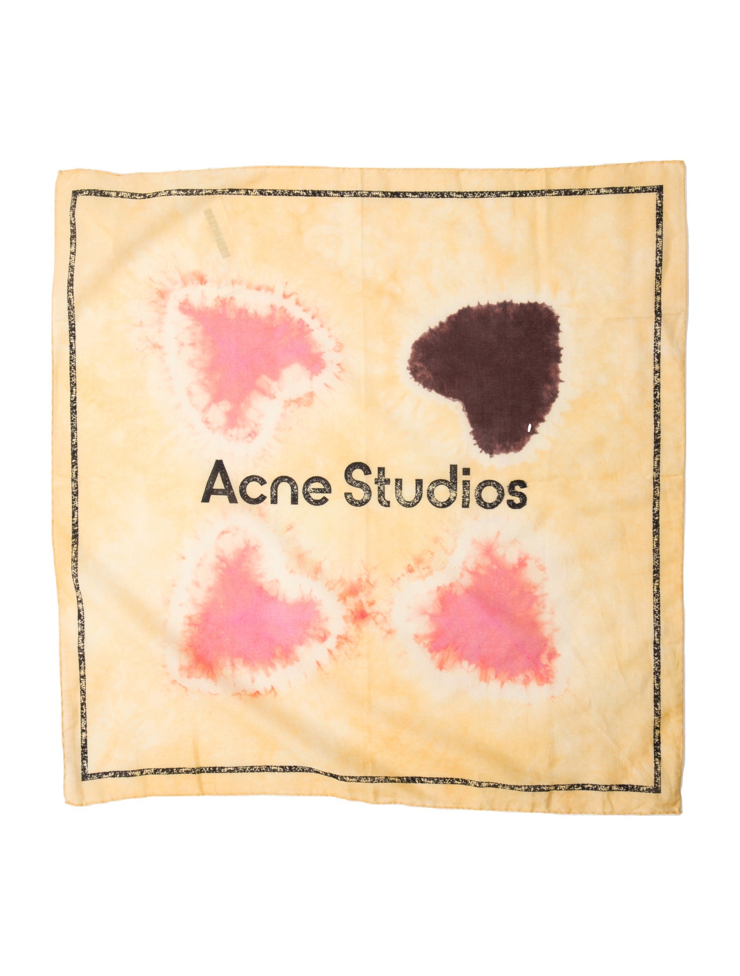 Acne Studios Silk Printed Scarf w/ Tags