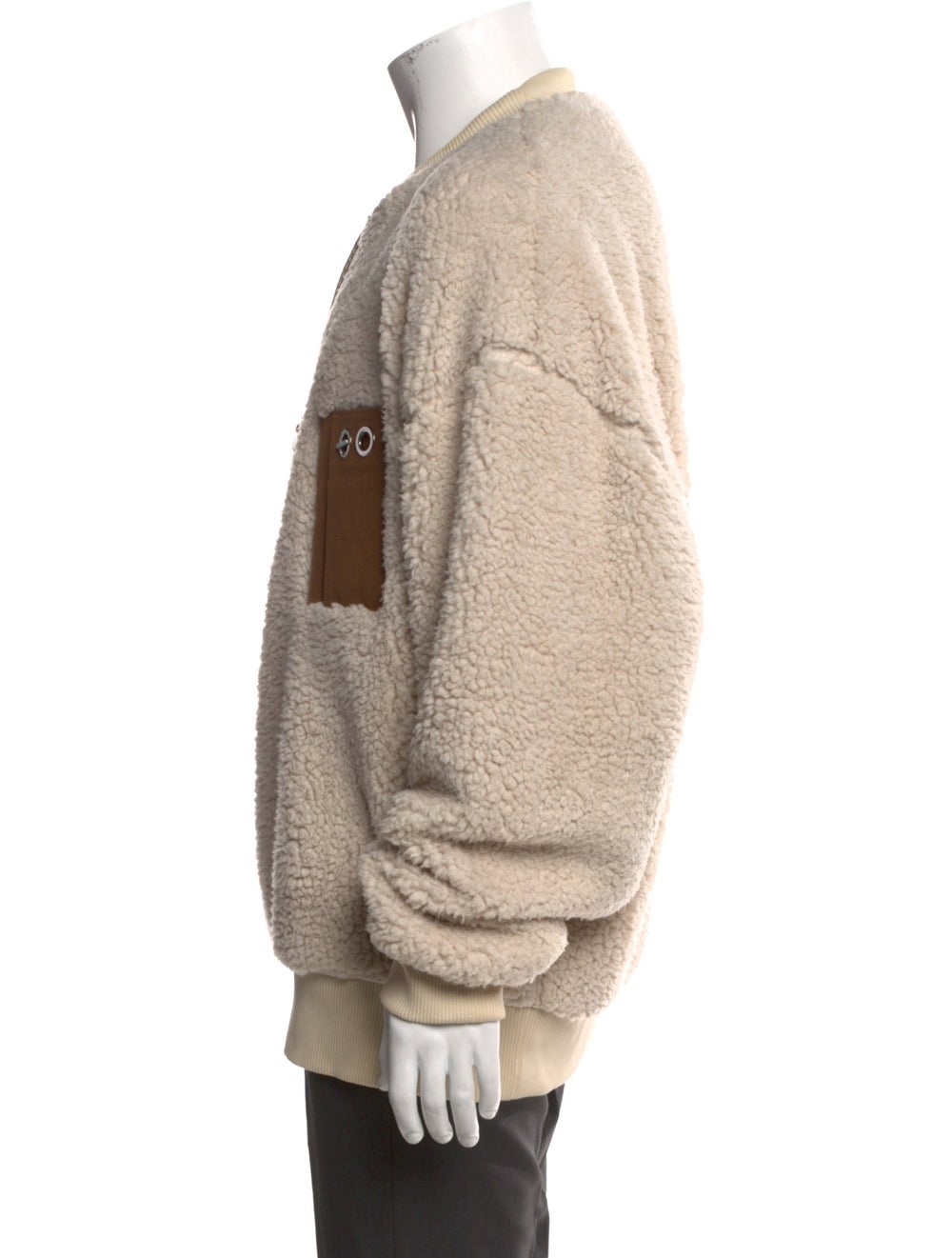 Acne Studios Colorblock Pattern Crew Neck Sweatsh… - image 2