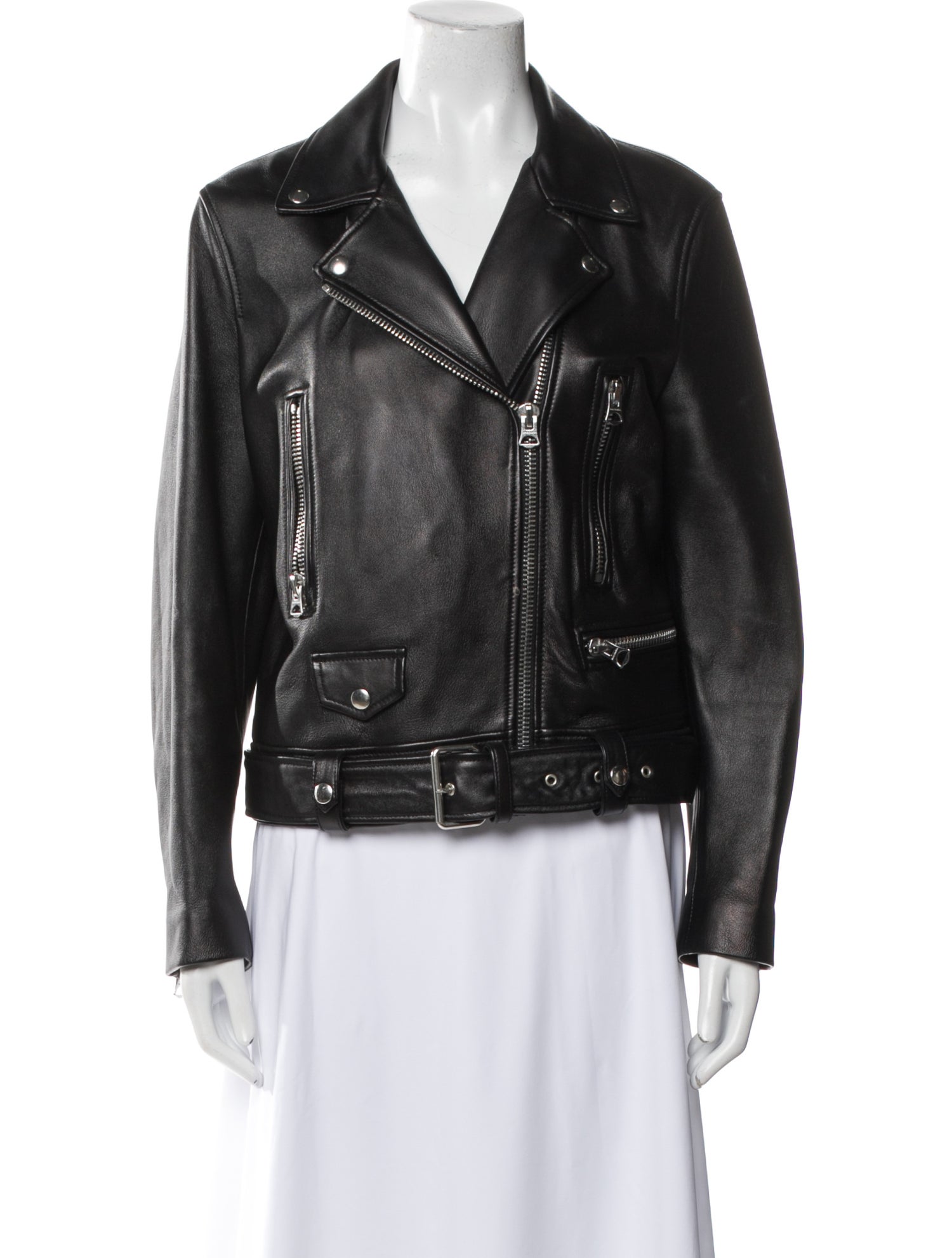 Acne Studios Leather Biker Jacket