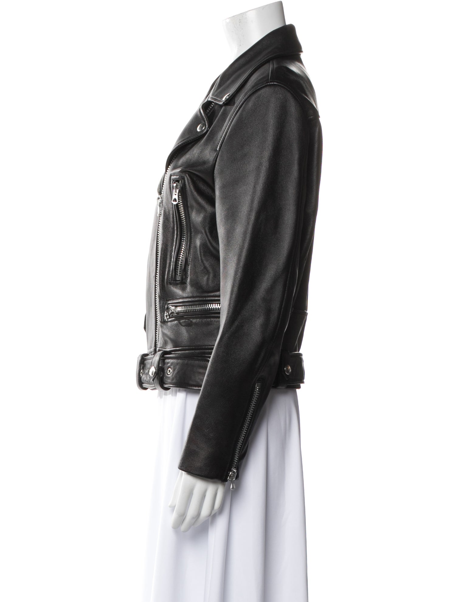 Acne Studios Leather Biker Jacket