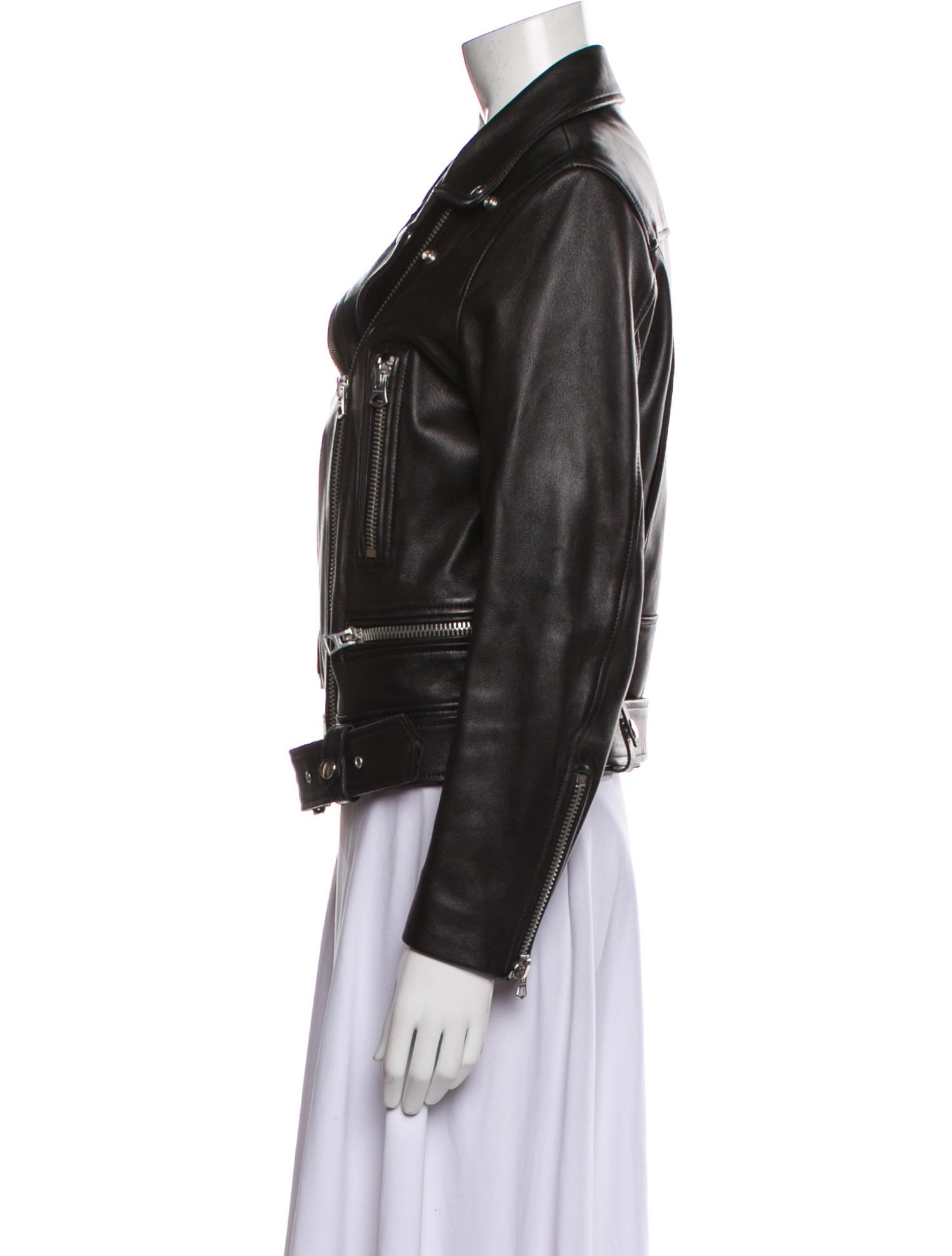 Acne Studios Leather Biker Jacket
