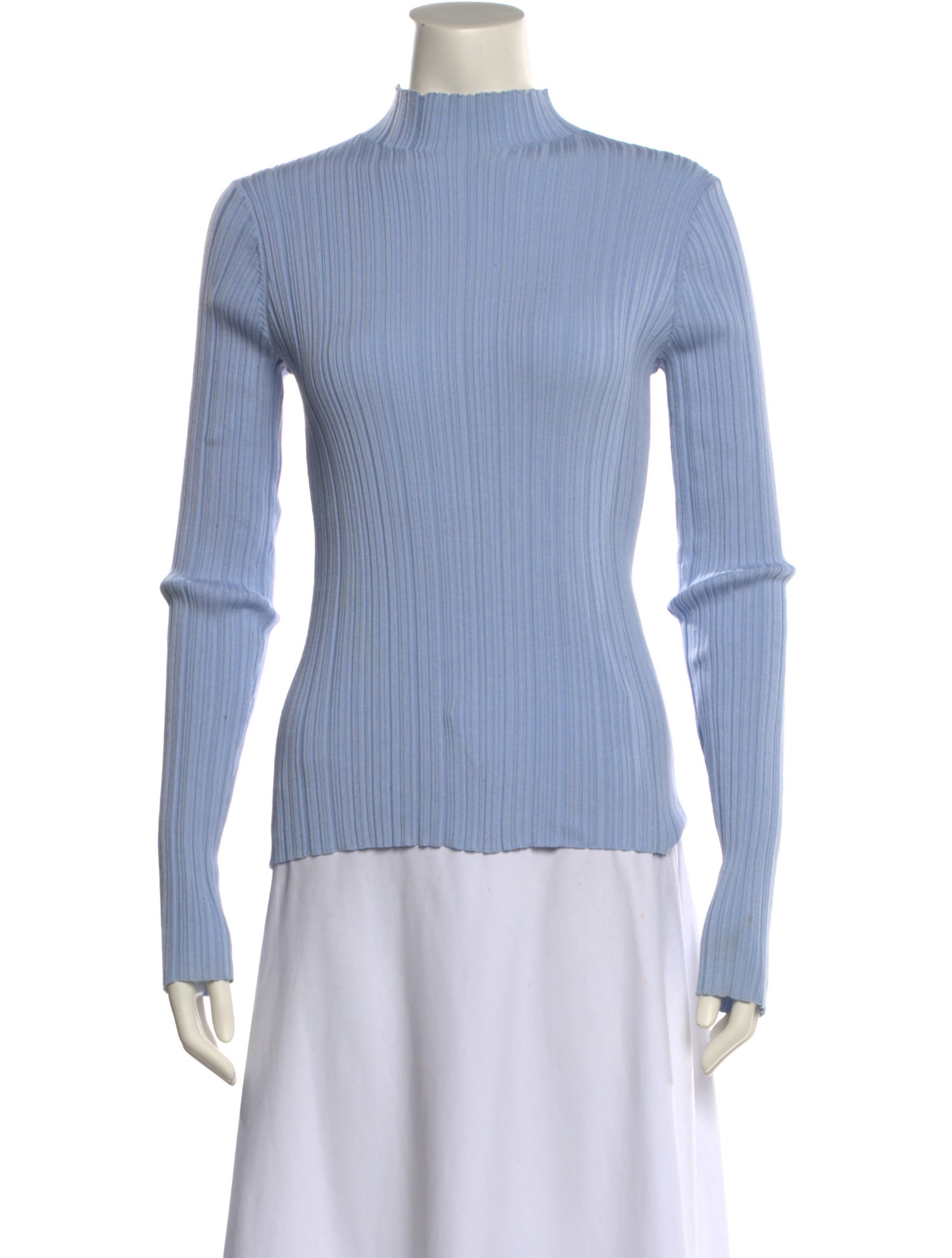 Acne Studios Mock Neck Long Sleeve Top