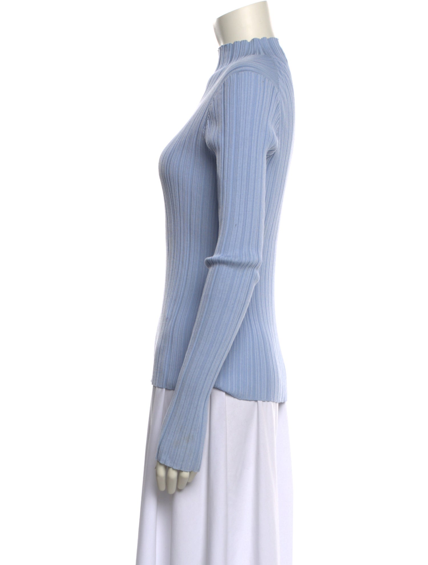 Acne Studios Mock Neck Long Sleeve Top