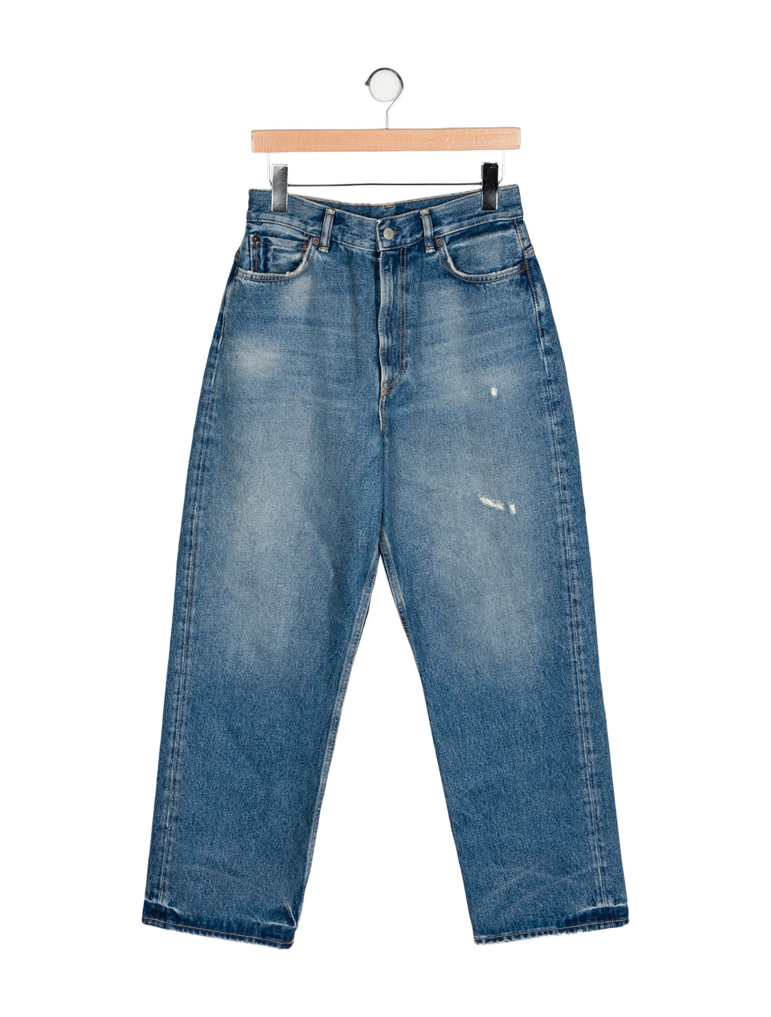 Acne Studios High-Rise Wide Leg Jeans