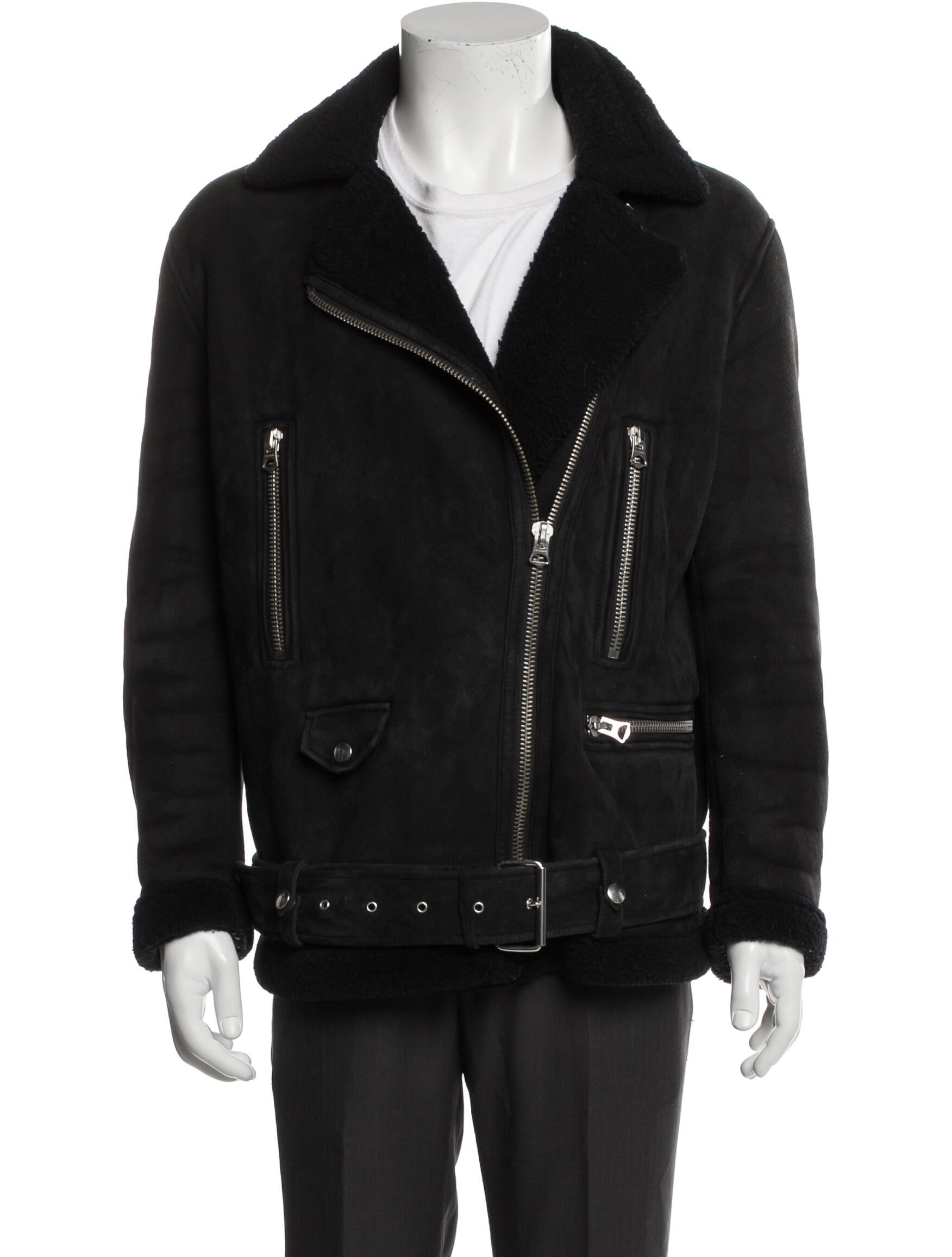 Acne Studios Shearling Moto Jacket