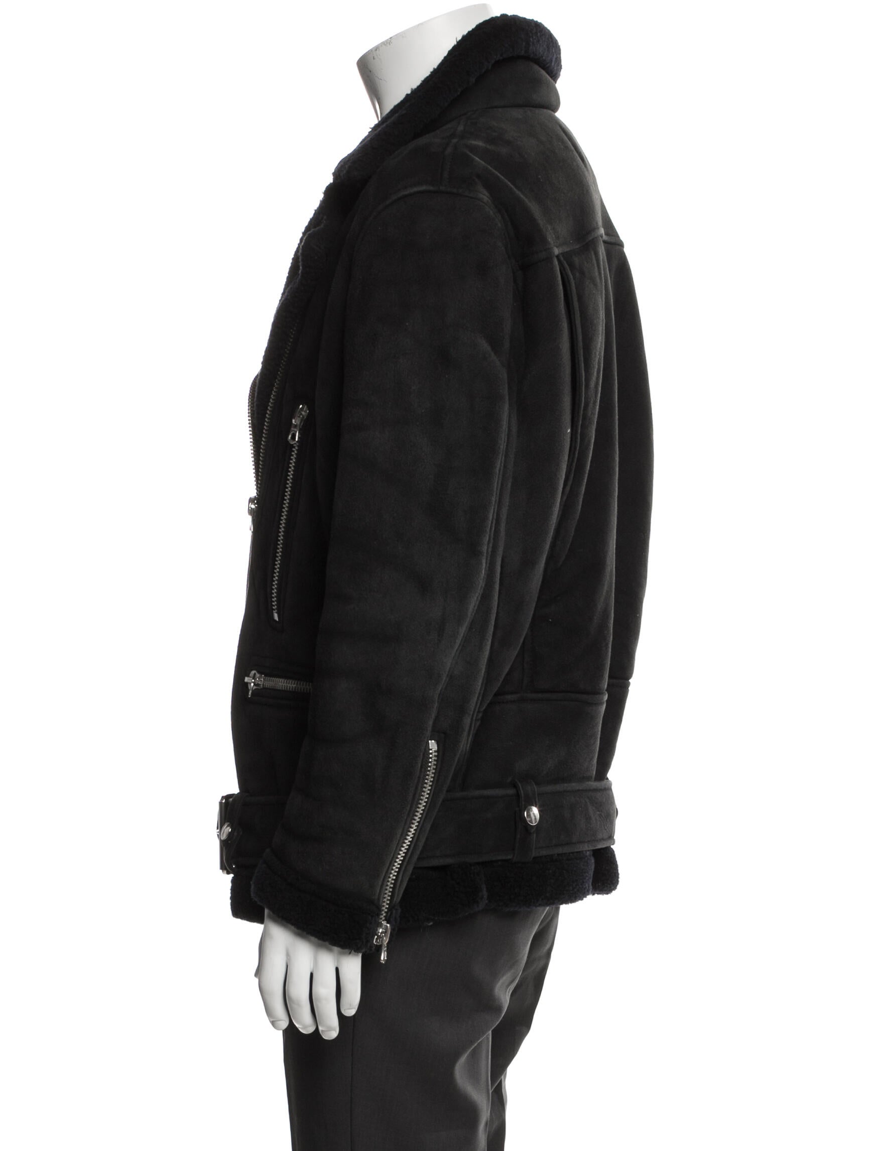 Acne Studios Shearling Moto Jacket