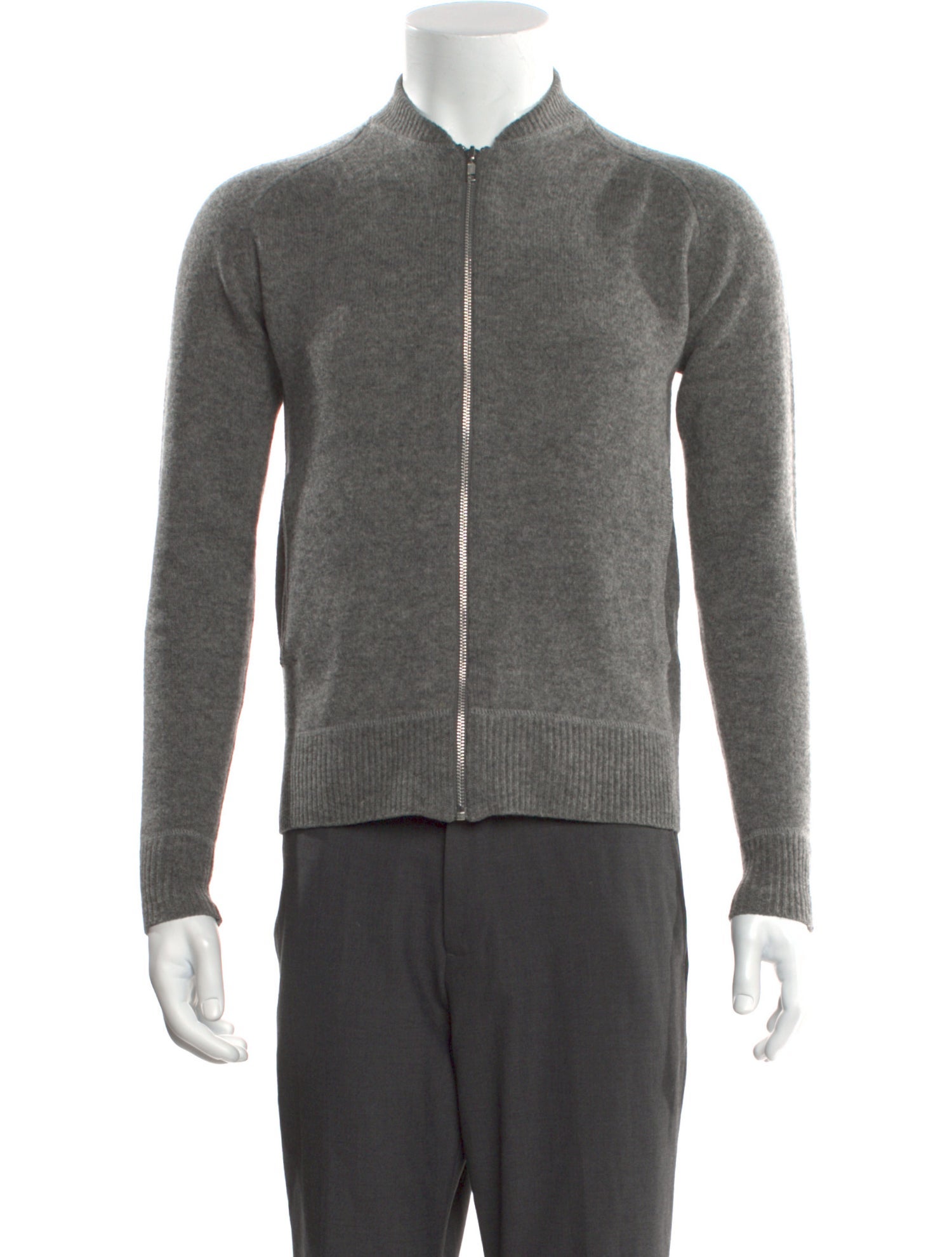 Acne Studios Lambswool Mock Neck Cardigan